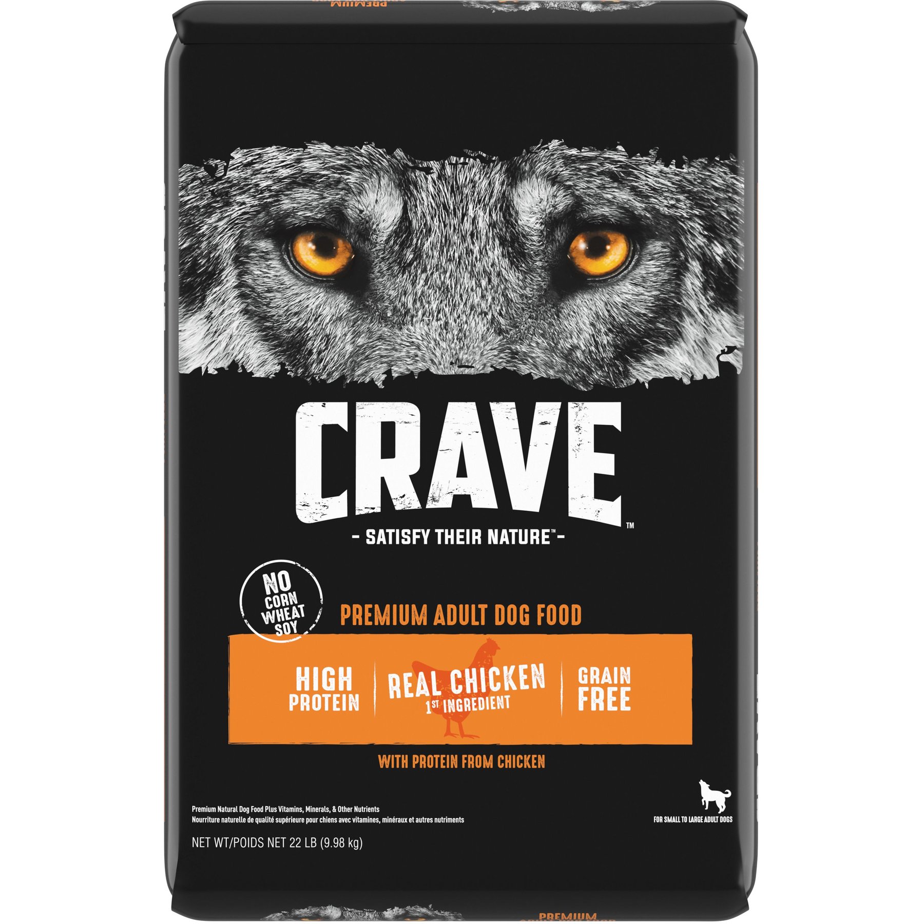 Crave High Protein Chicken Adult Grain-Free Dry Dog Food