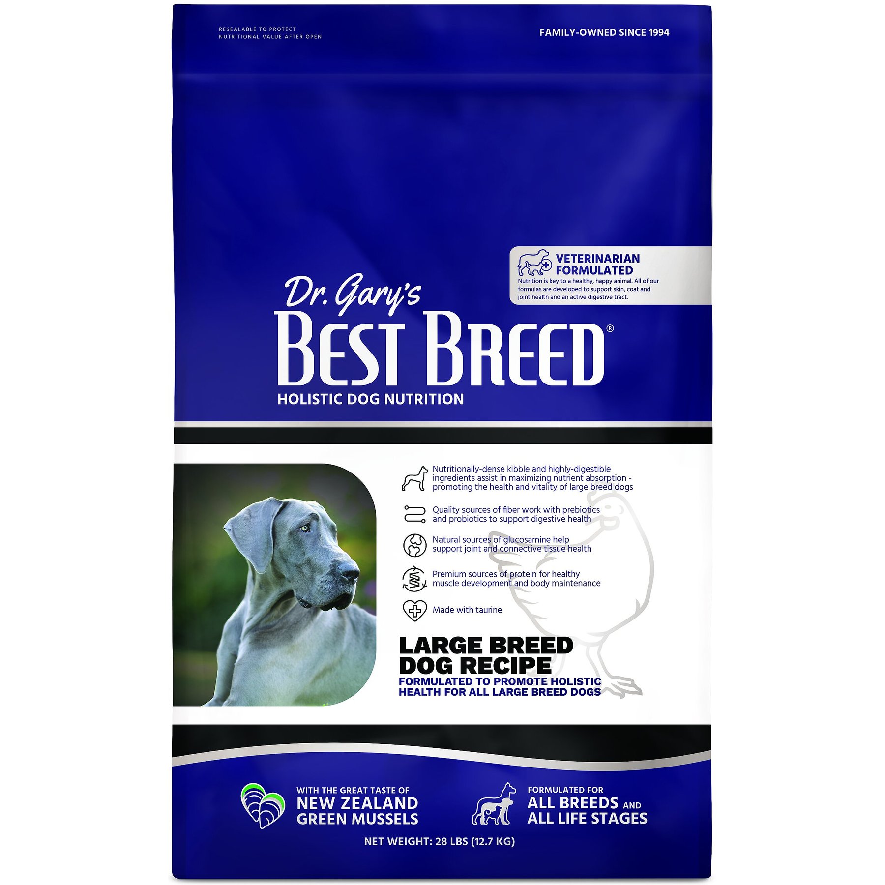 Dr. Gary's Best Breed Holistic Large Breed Dry Dog Food