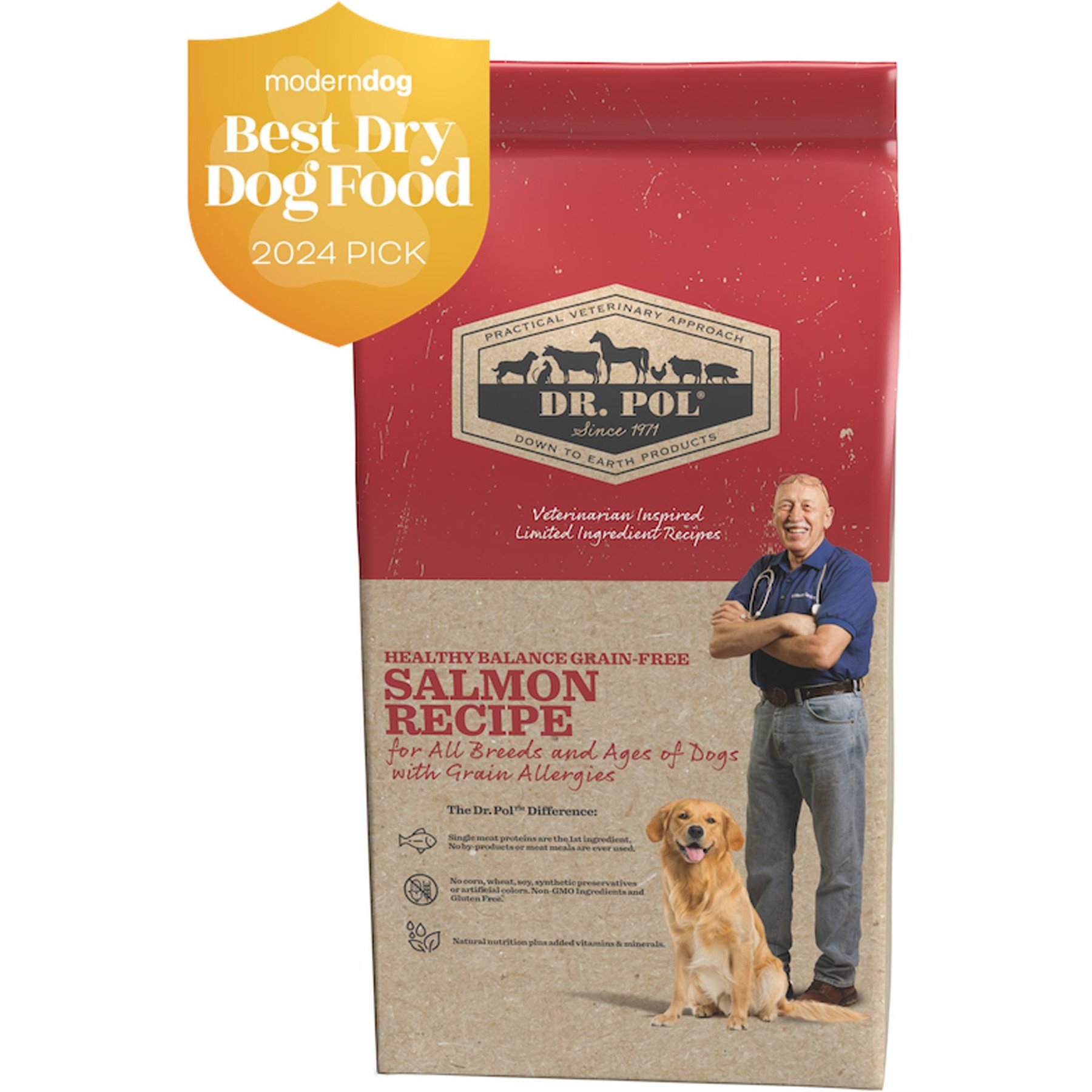 Dr. Pol Healthy Balance Salmon Recipe Grain-Free Dry Dog Food