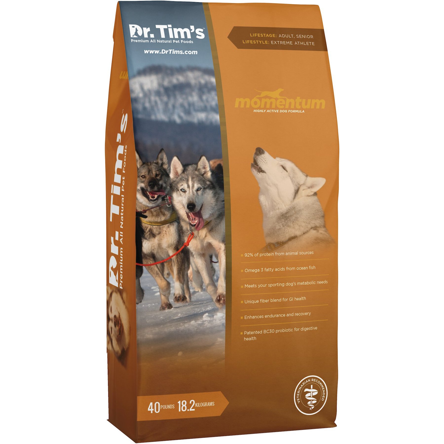 Dr. Tim's Highly Athletic Momentum Formula Dry Dog Food