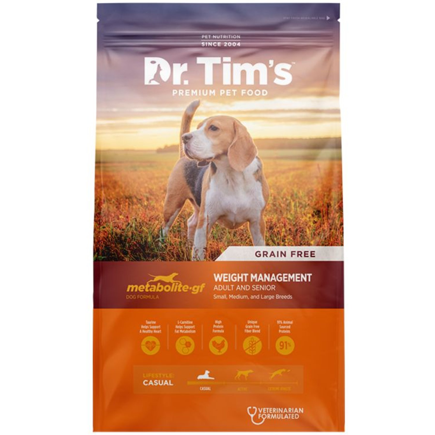 Dr. Tim's Weight Management Metabolite Formula Grain-Free Dry Dog Food