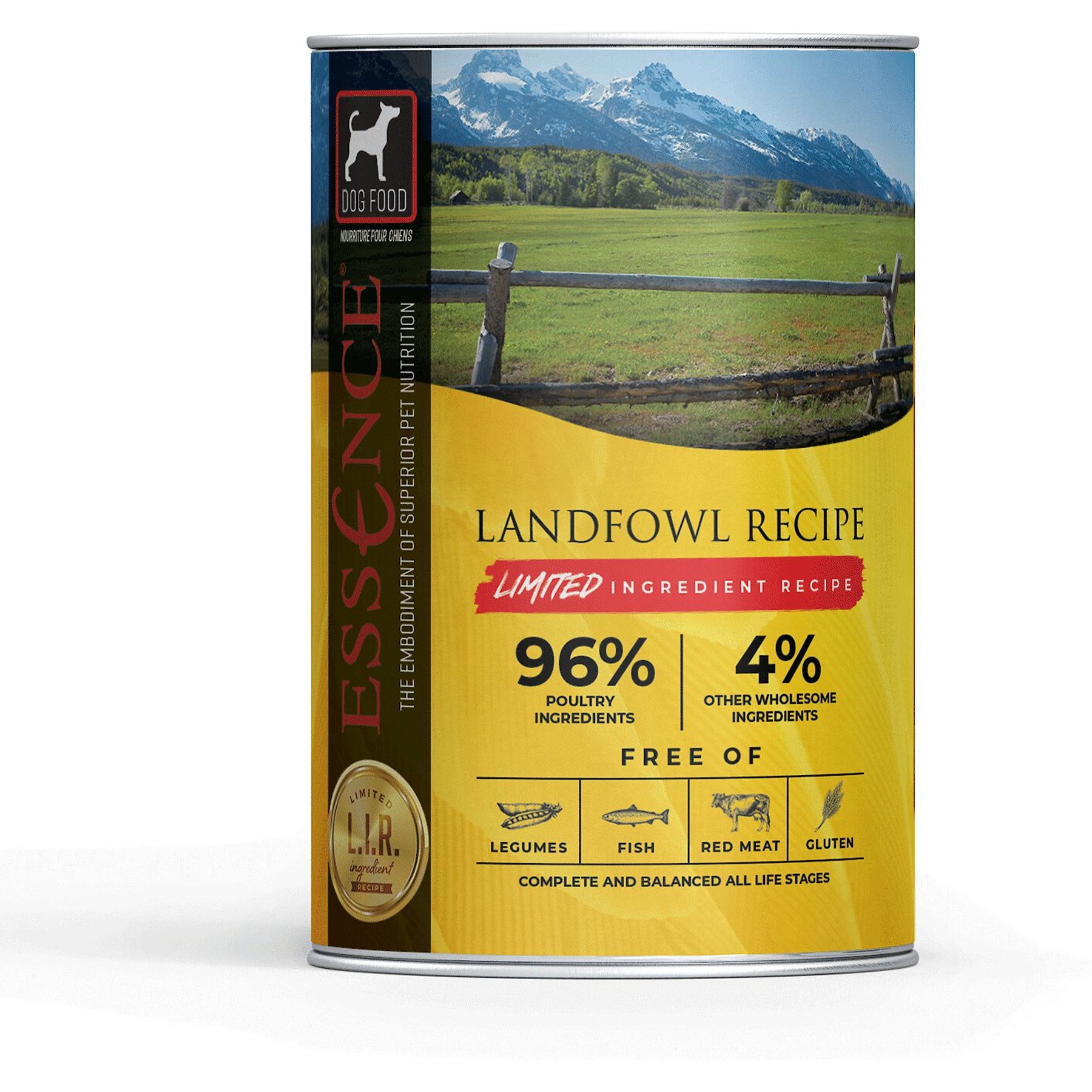 Essence Limited Ingredient Recipe Landfowl Recipe Wet Dog Food, 13-oz, case of 12