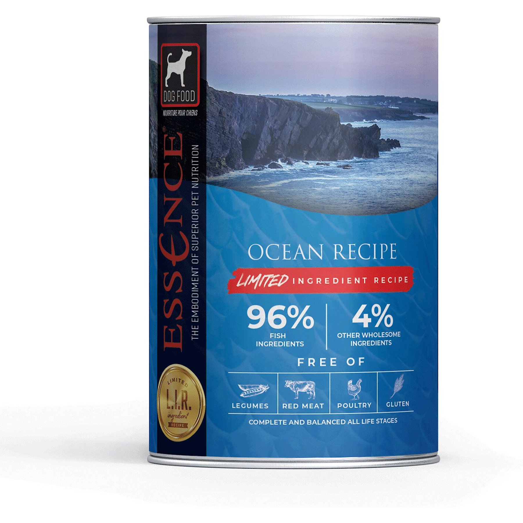 Essence Limited Ingredient Recipe Ocean Recipe Wet Dog Food, 13-oz, case of 12
