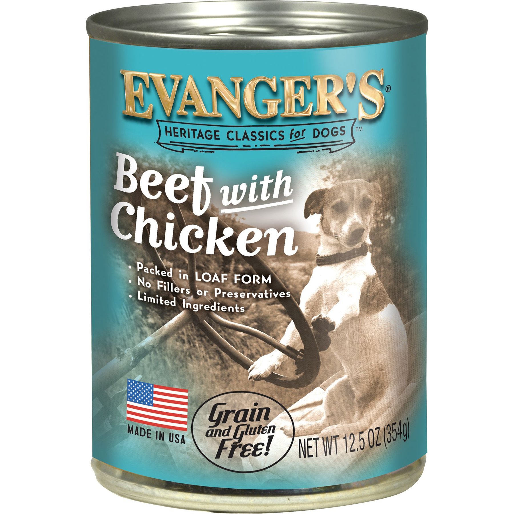 Evanger's Classic Recipes Beef with Chicken Grain-Free Canned Dog Food