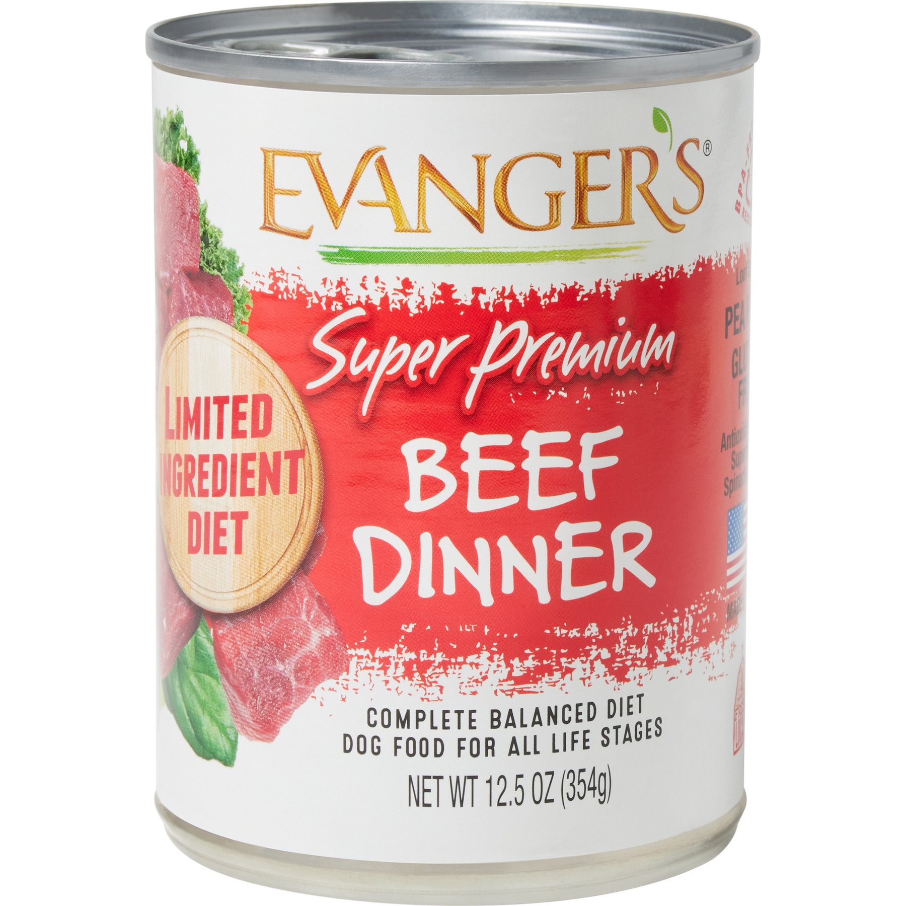 Evanger's Super Premium Beef Dinner Grain-Free Canned Dog Food