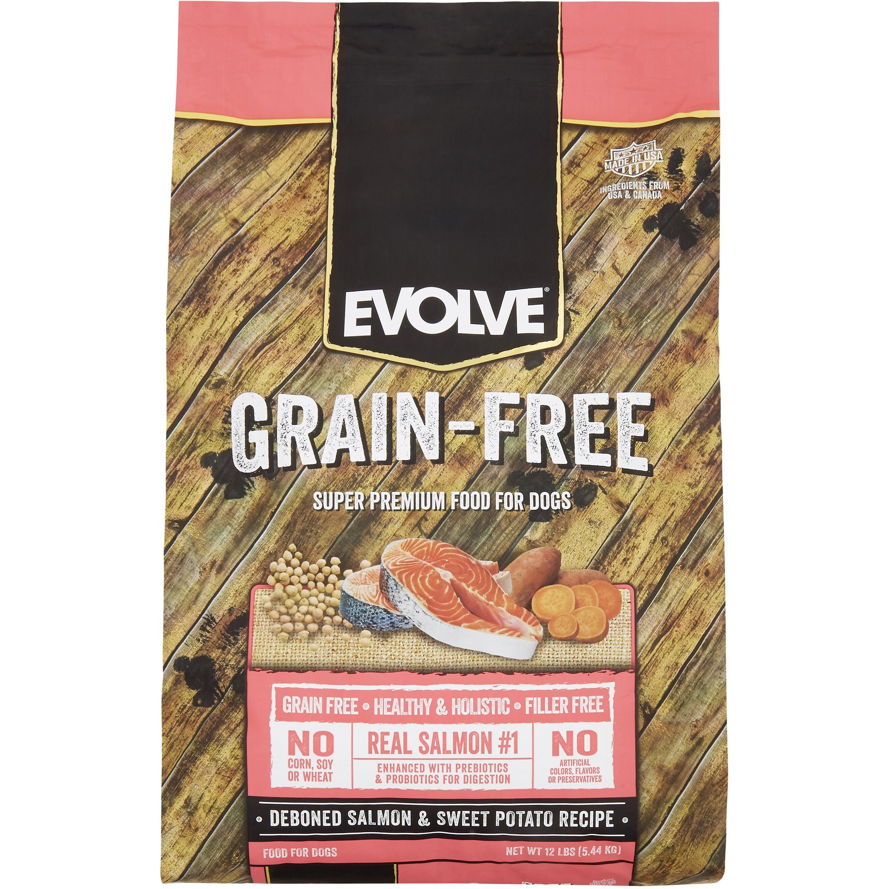 Evolve Deboned Grain-Free Salmon & Sweet Potato Recipe Dry Dog Food
