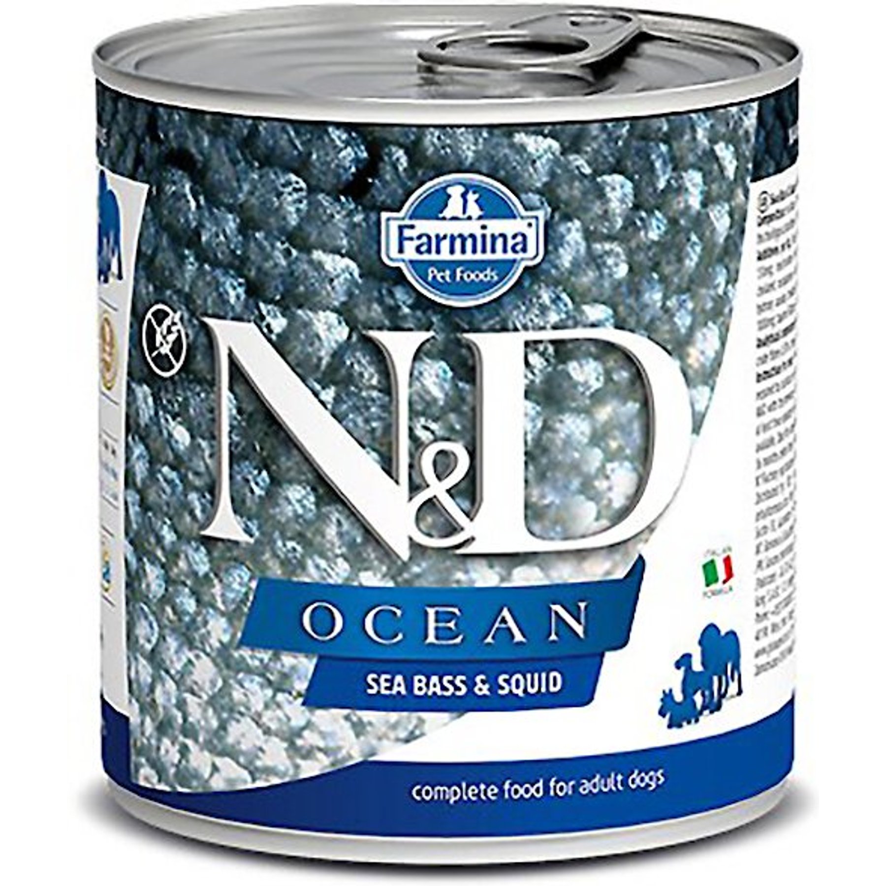 Farmina Natural & Delicious Ocean Seabass & Squid Canned Dog Food