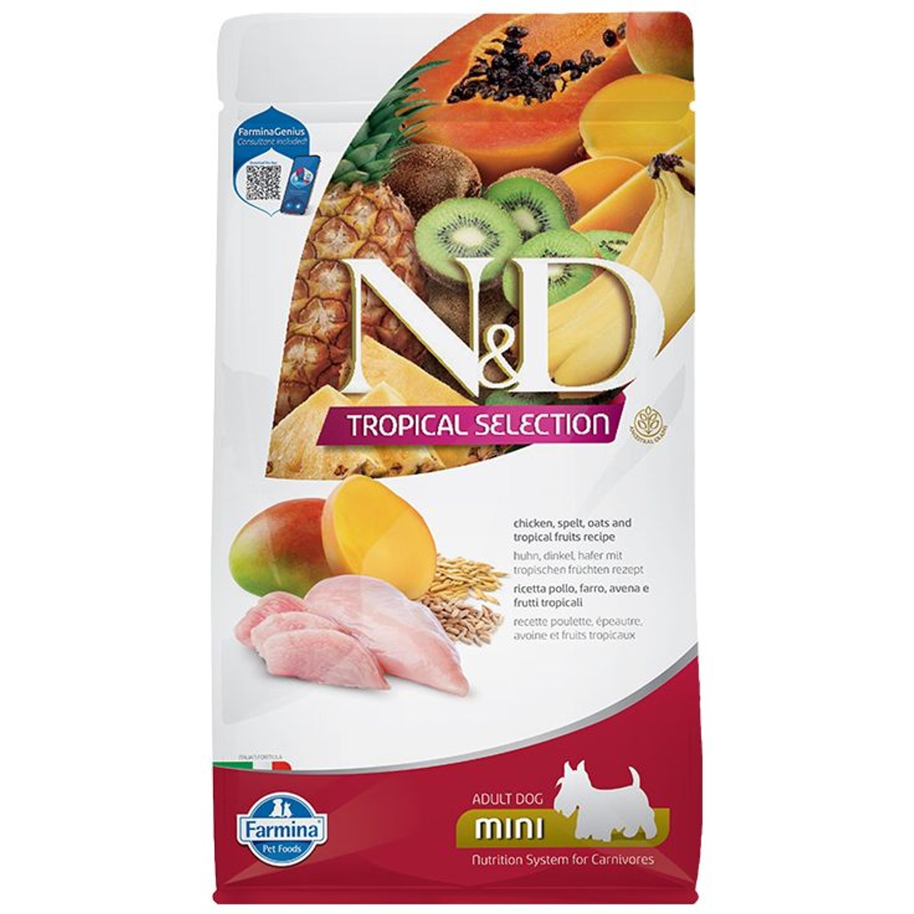 Farmina N&D Tropical Selection Chicken Adult Mini Dry Dog Food