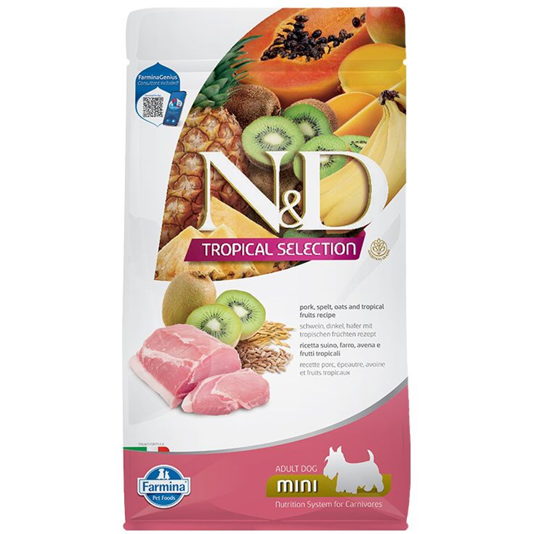Farmina N&D Tropical Selection Pork Adult Mini Dry Dog Food