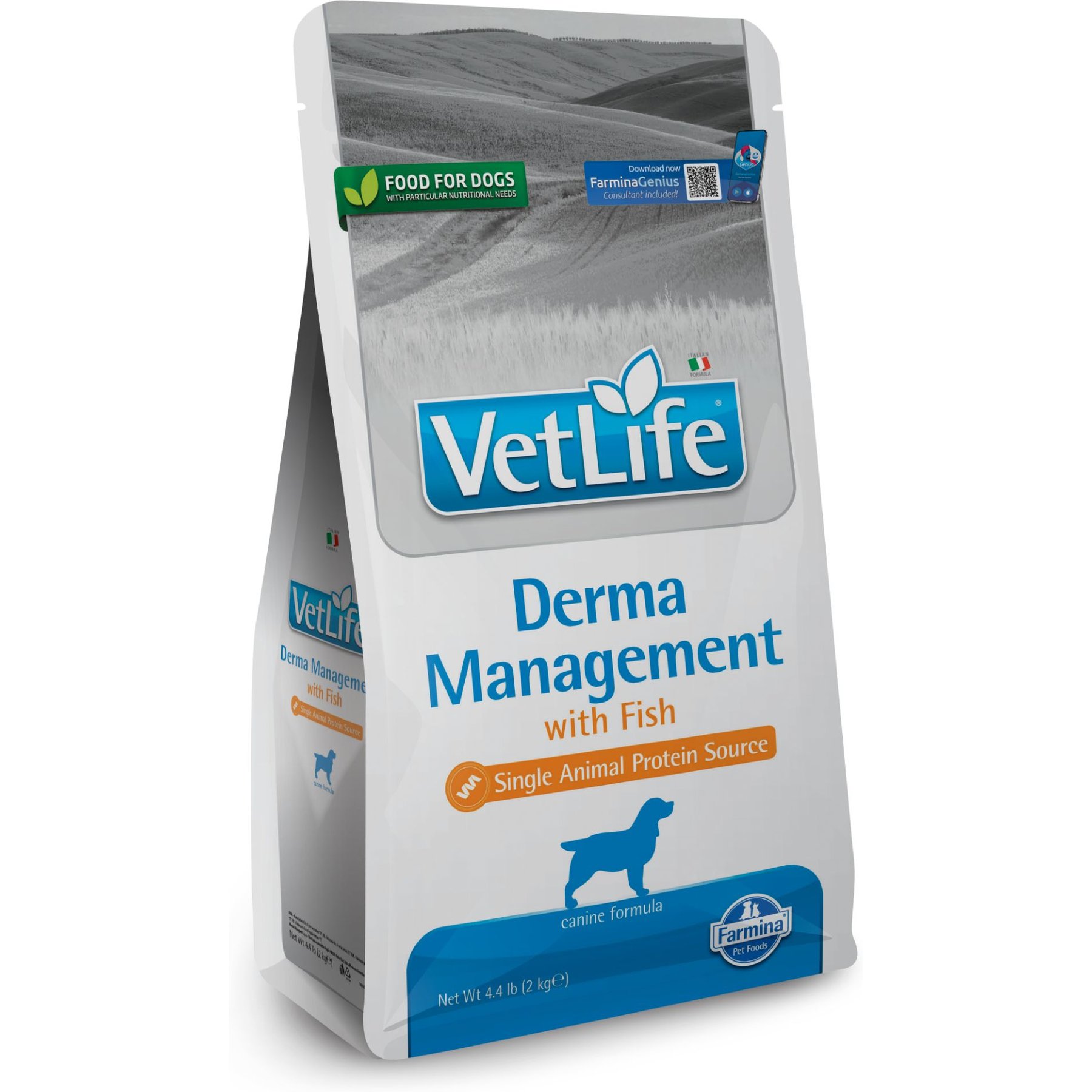 Farmina Vet Life Derma Man Fish Canine Dry Dog Food