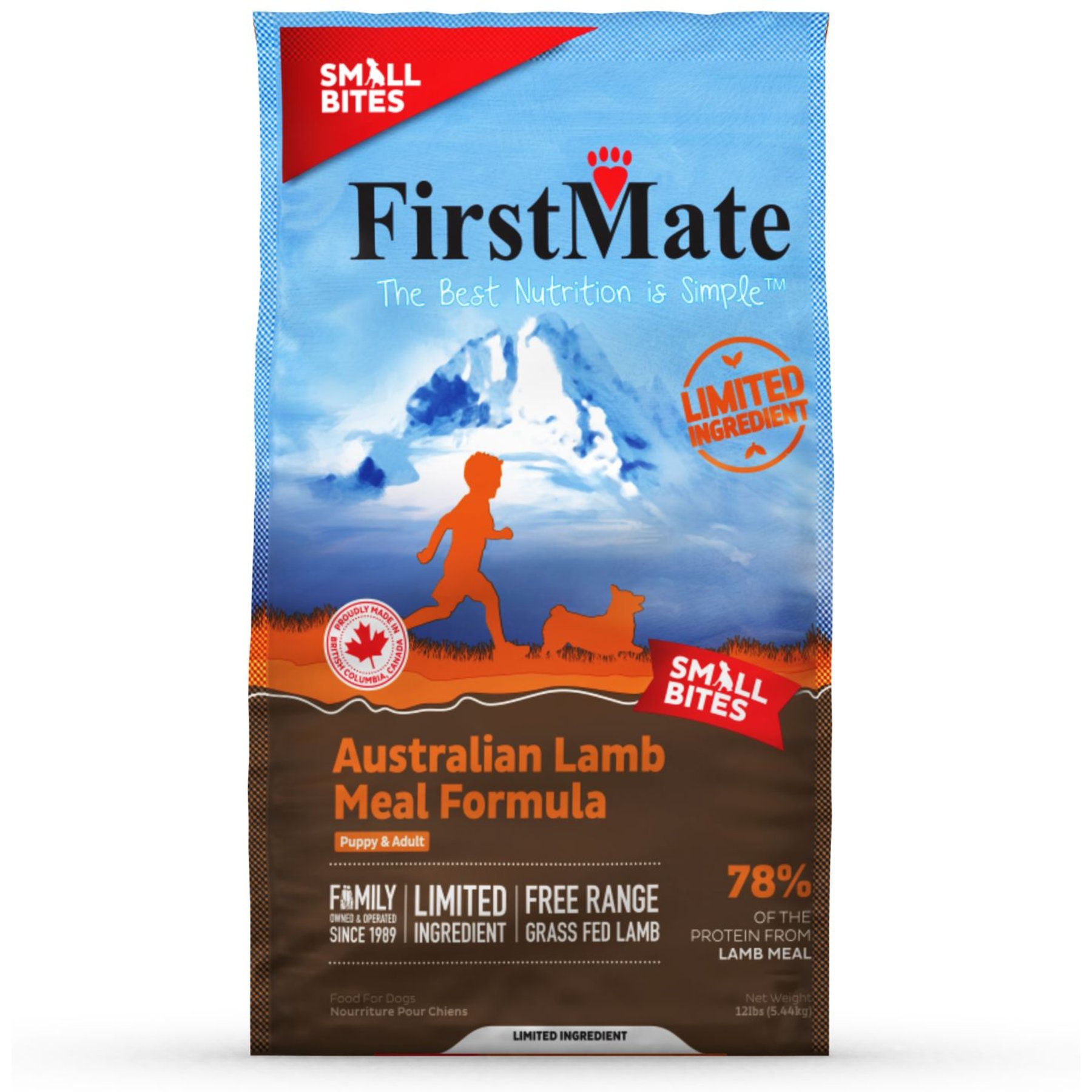 Firstmate Small Bites Limited Ingredient Diet Grain-Free Australian Lamb Meal Formula Dry Dog Food