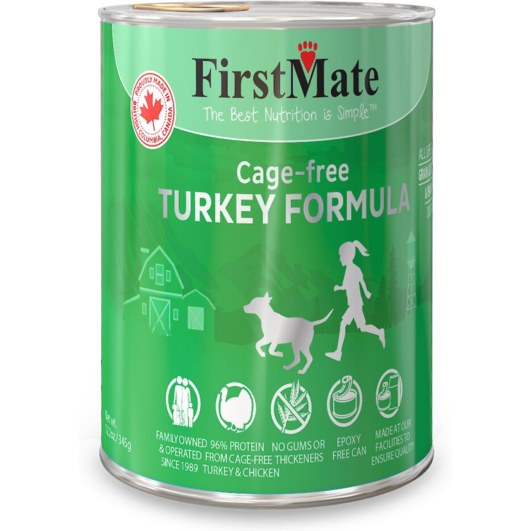 Firstmate Turkey Formula Limited Ingredient Grain-Free Canned Dog Food