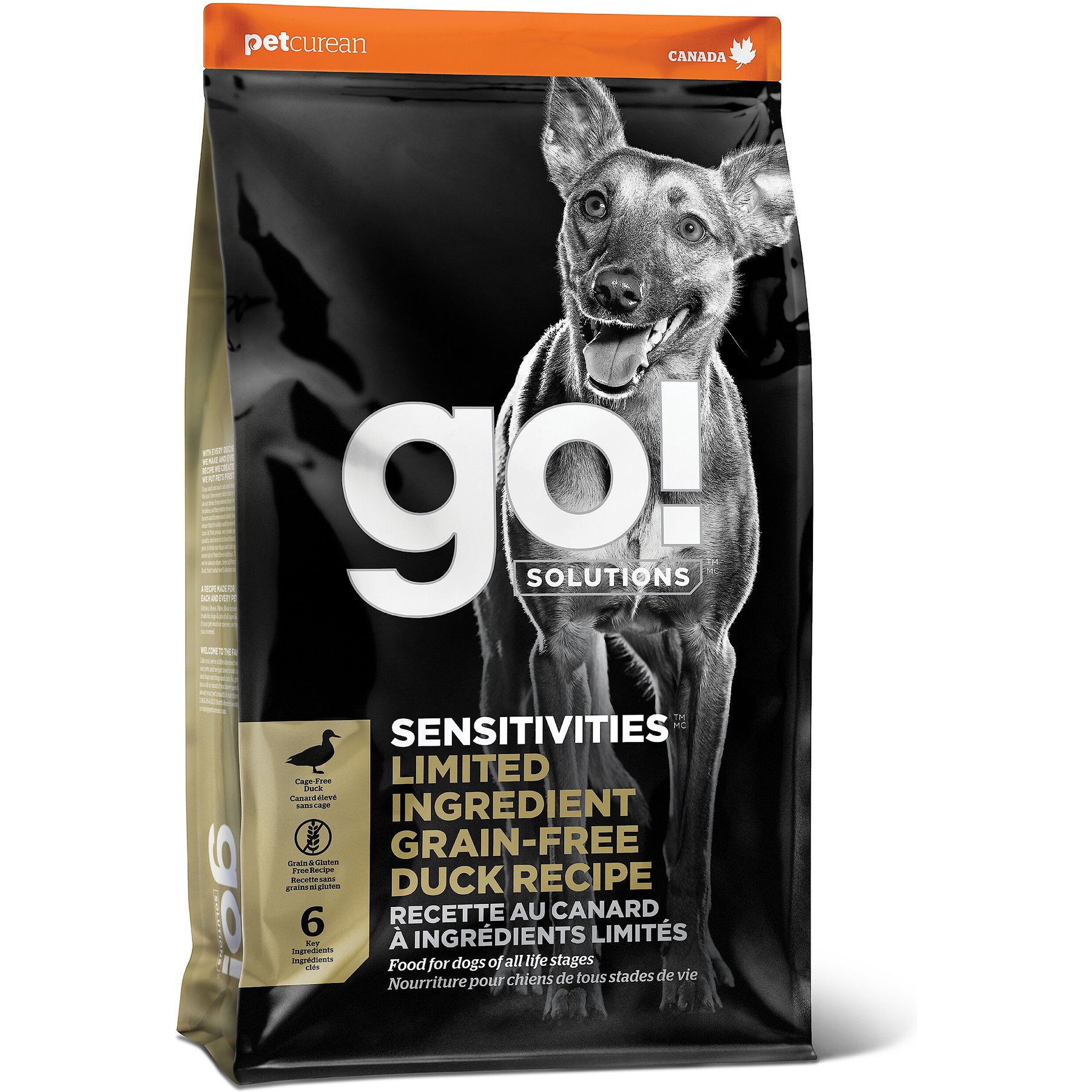Go! Solutions Sensitivities Limited Ingredient Duck Grain-Free Dry Dog Food