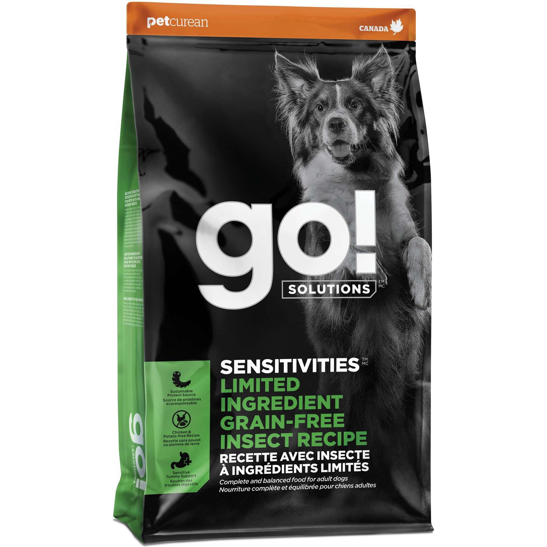 Go! Solutions Sensitivities Limited Ingredient Grain-Free Insect Recipe Dry Dog Food
