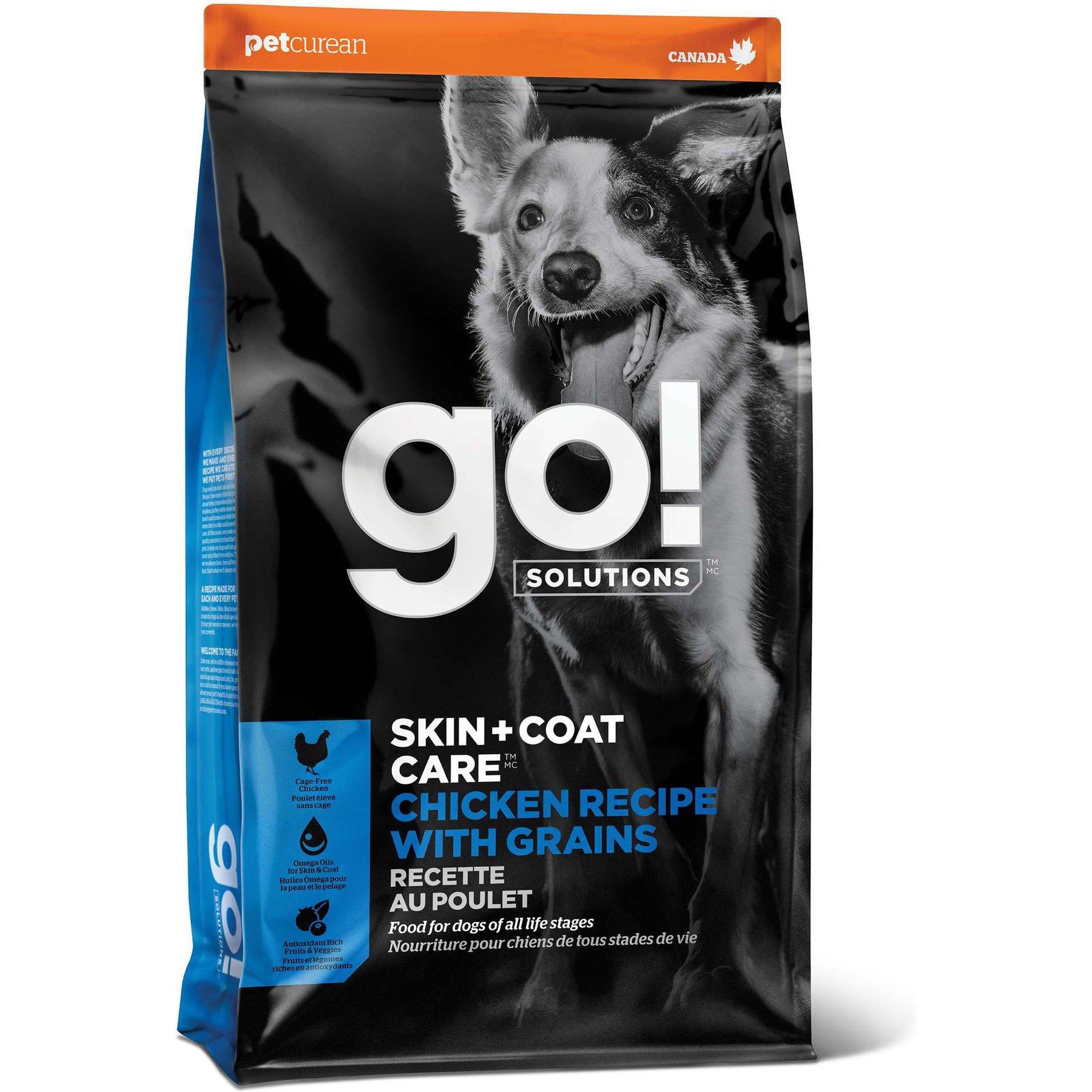 Go! Solutions Skin + Coat Care Chicken Recipe Dry Dog Food
