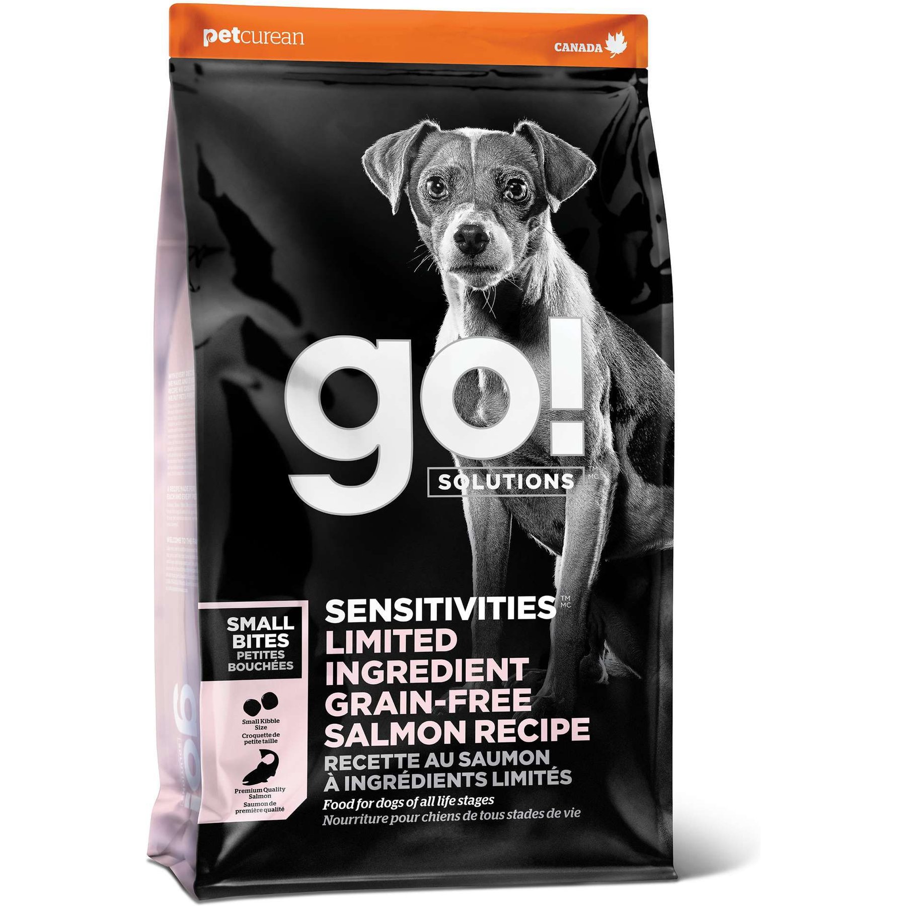 Go! Solutions Small Bites Limited Ingredient Grain-Free Salmon Recipe Dry Dog Food