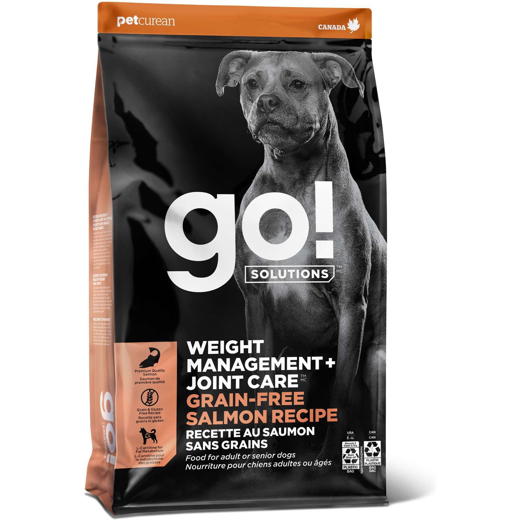 Go! Solutions Weight Management + Joint Care Adult Grain-Free Salmon Recipe Dry Dog Food