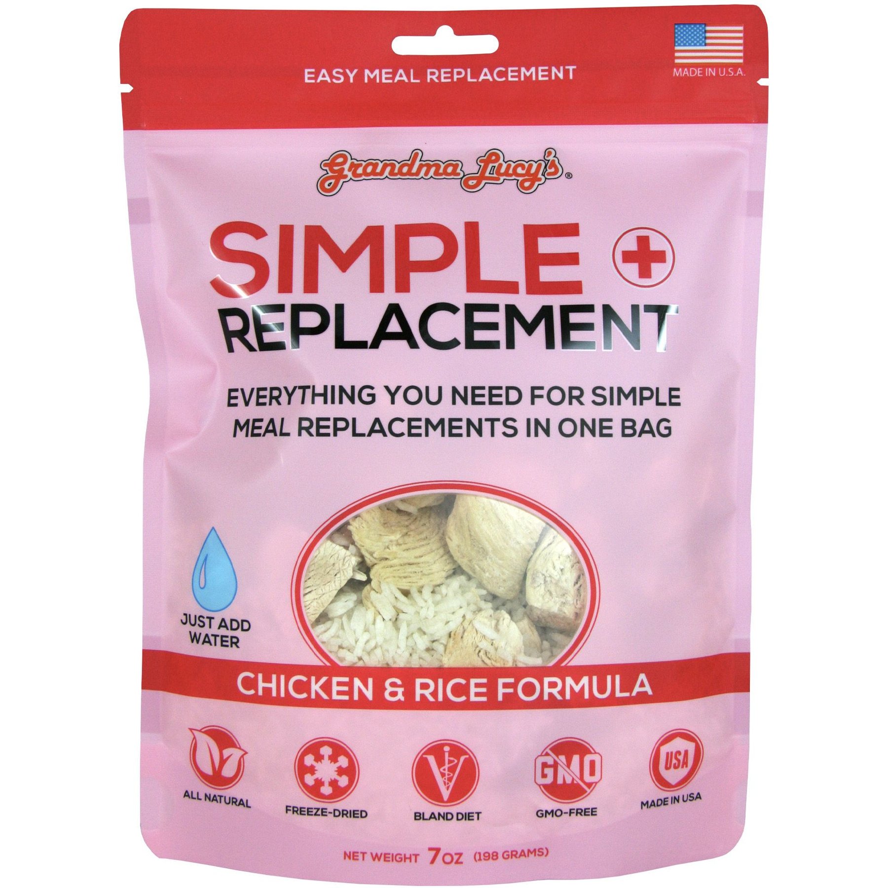 Grandma Lucy's Simple Replacement Anti-Diarrhea Freeze-Dried Dog & Cat Meal Replacement