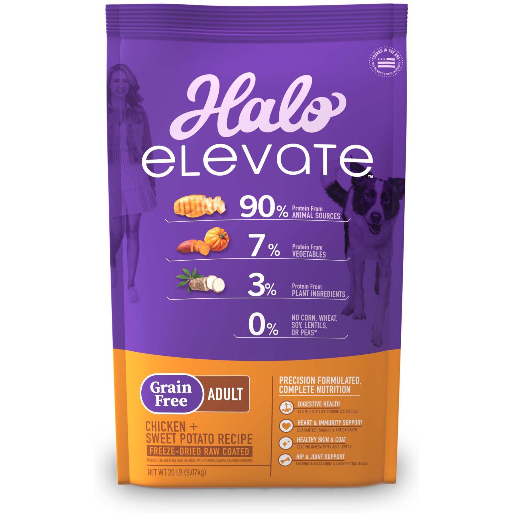 Halo Elevate Grain-Free Chicken Recipe Dry Dog Food