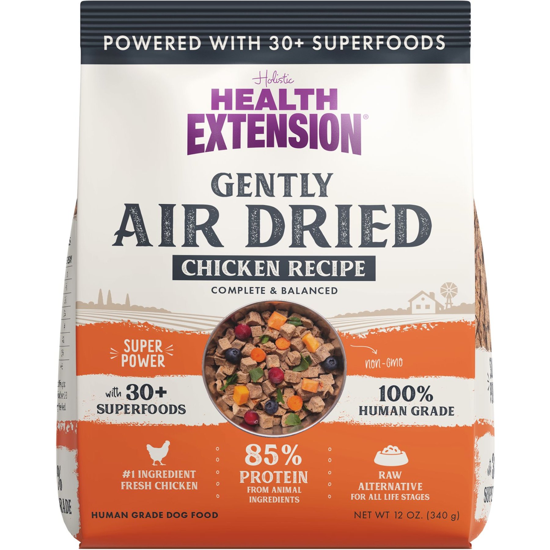 Health Extension Chicken Recipe Non-GMO Air-Dried Dog Food