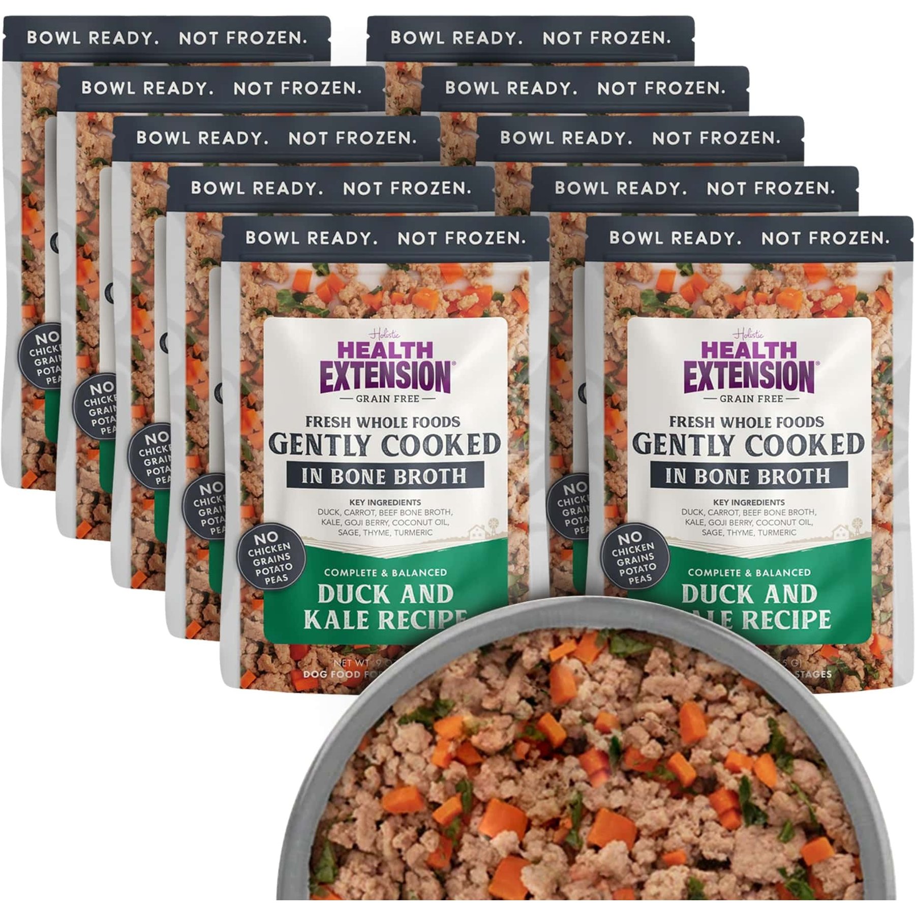 Health Extension Gently Cooked Duck & Kale Recipe Wet Dog Food