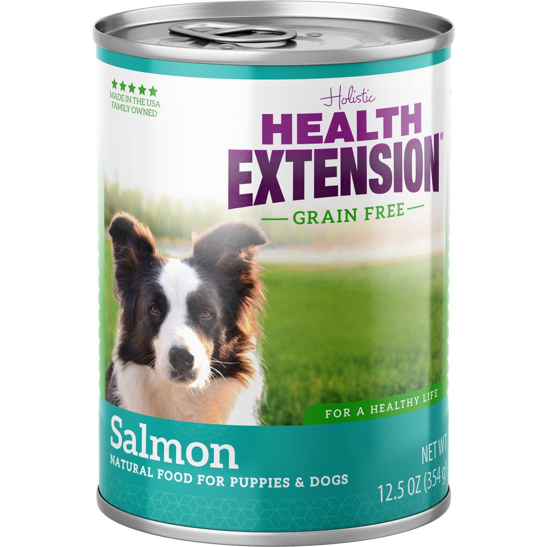 Health Extension Health Extension Grain-Free Salmon Entree Canned Dog Food dog food package