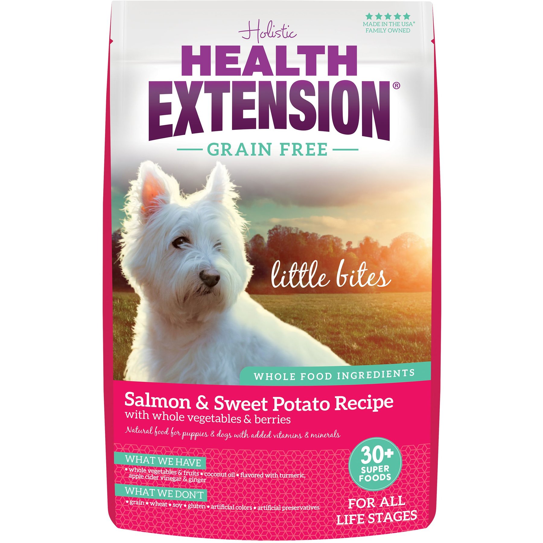Health Extension Little Bites Grain-Free Salmon Recipe Dry Dog Food