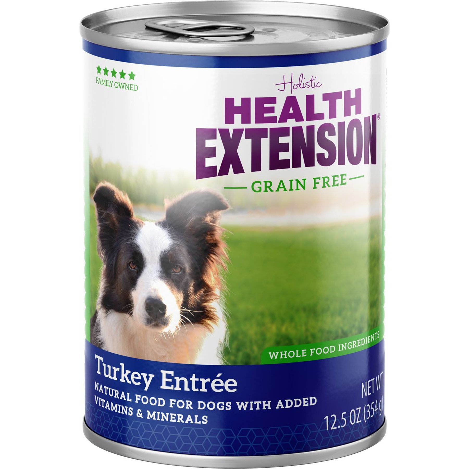 Health Extension Turkey Entree Canned Dog Food, 12.5-oz can, 12 count