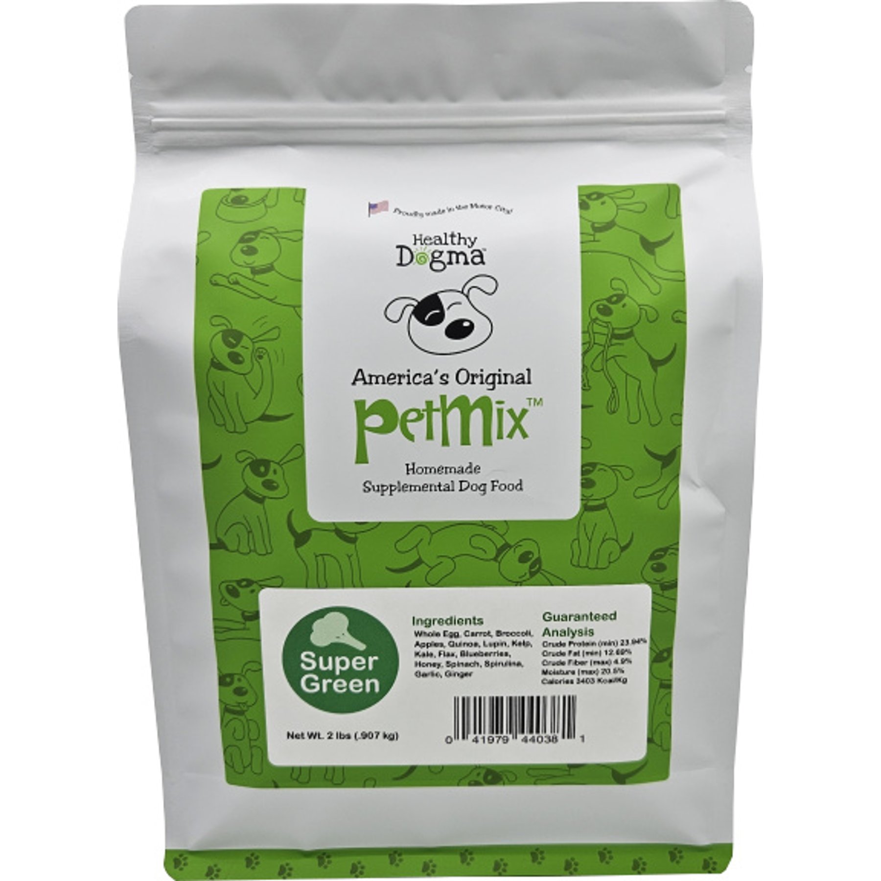 Healthy Dogma PetMix Super Green Grain-Free Supplemental Dog Food