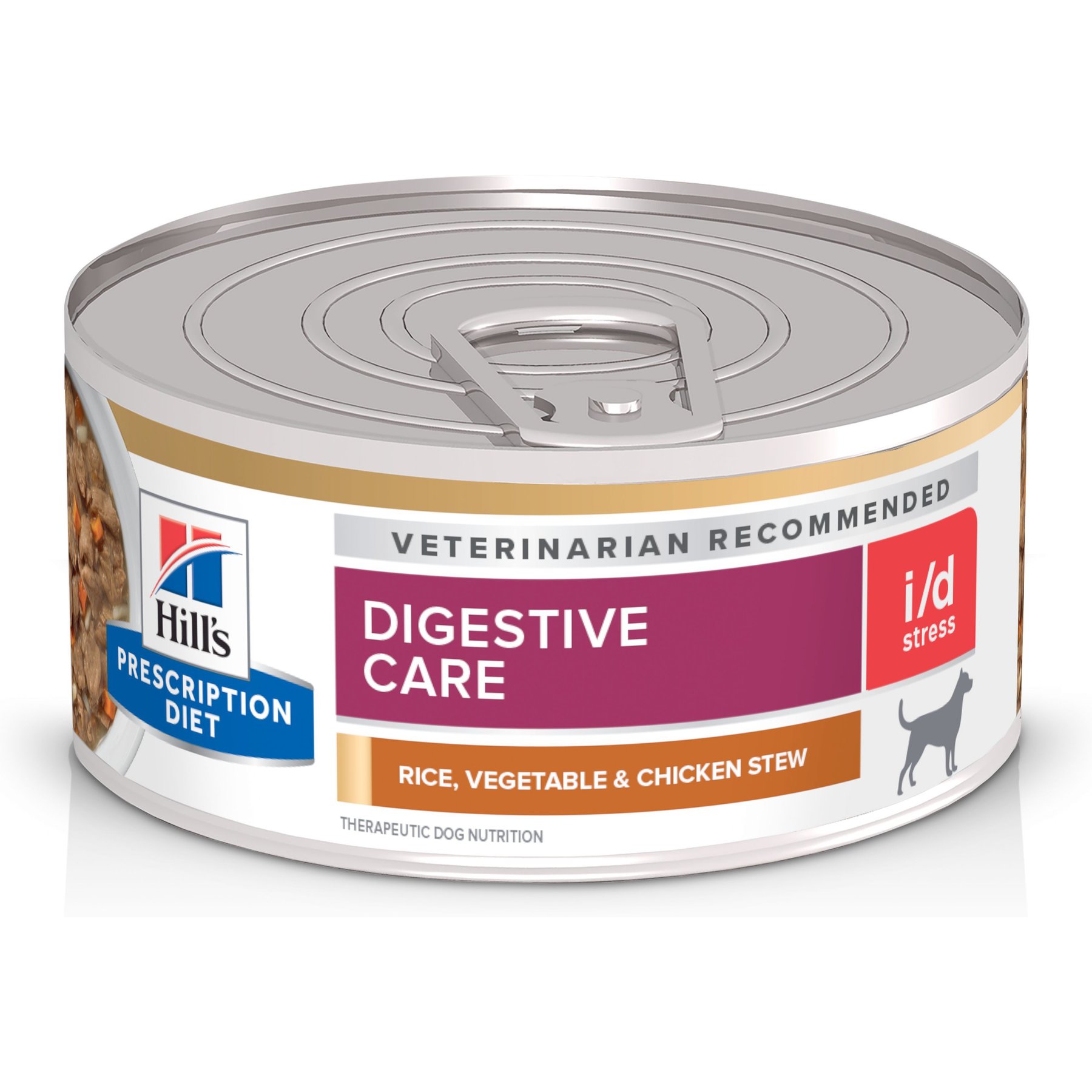 Hill's Prescription Diet i/d Digestive Care Stress Rice, Vegetable & Chicken Stew Wet Dog Food