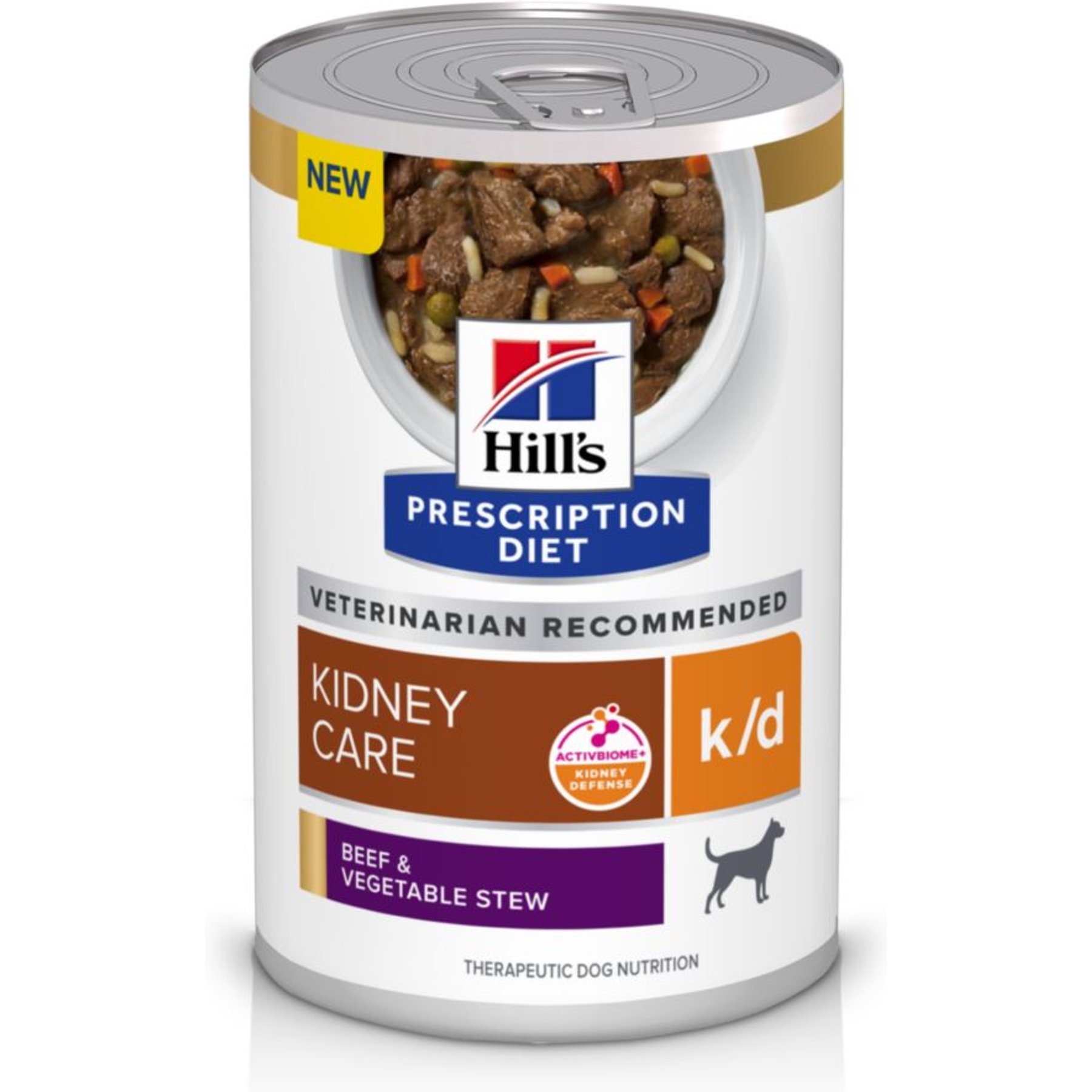 Hill's Prescription Diet k/d Kidney Care Beef & Vegetable Stew Wet Dog Food