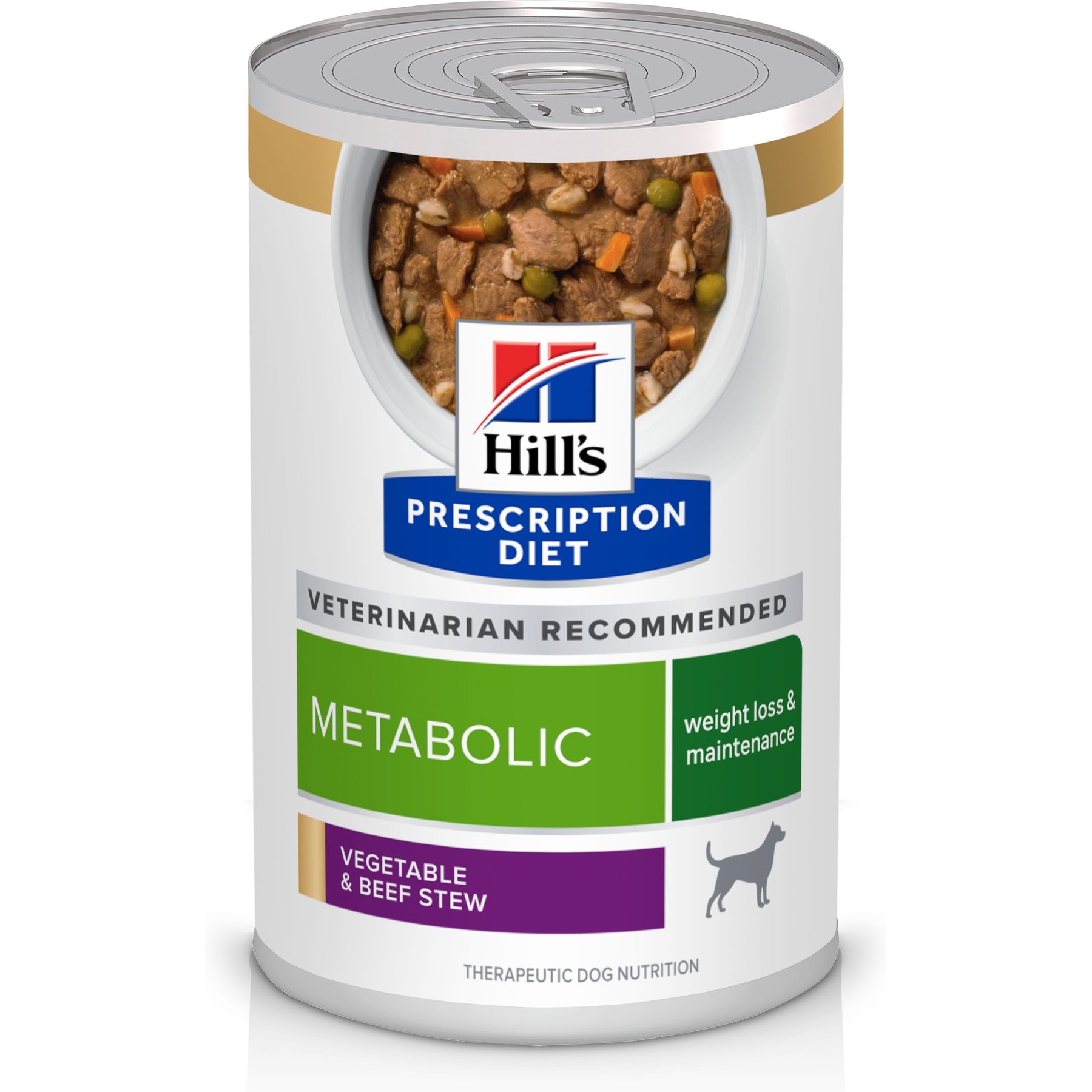 Hill's Prescription Diet Metabolic Weight Management Vegetable & Beef Stew Wet Dog Food