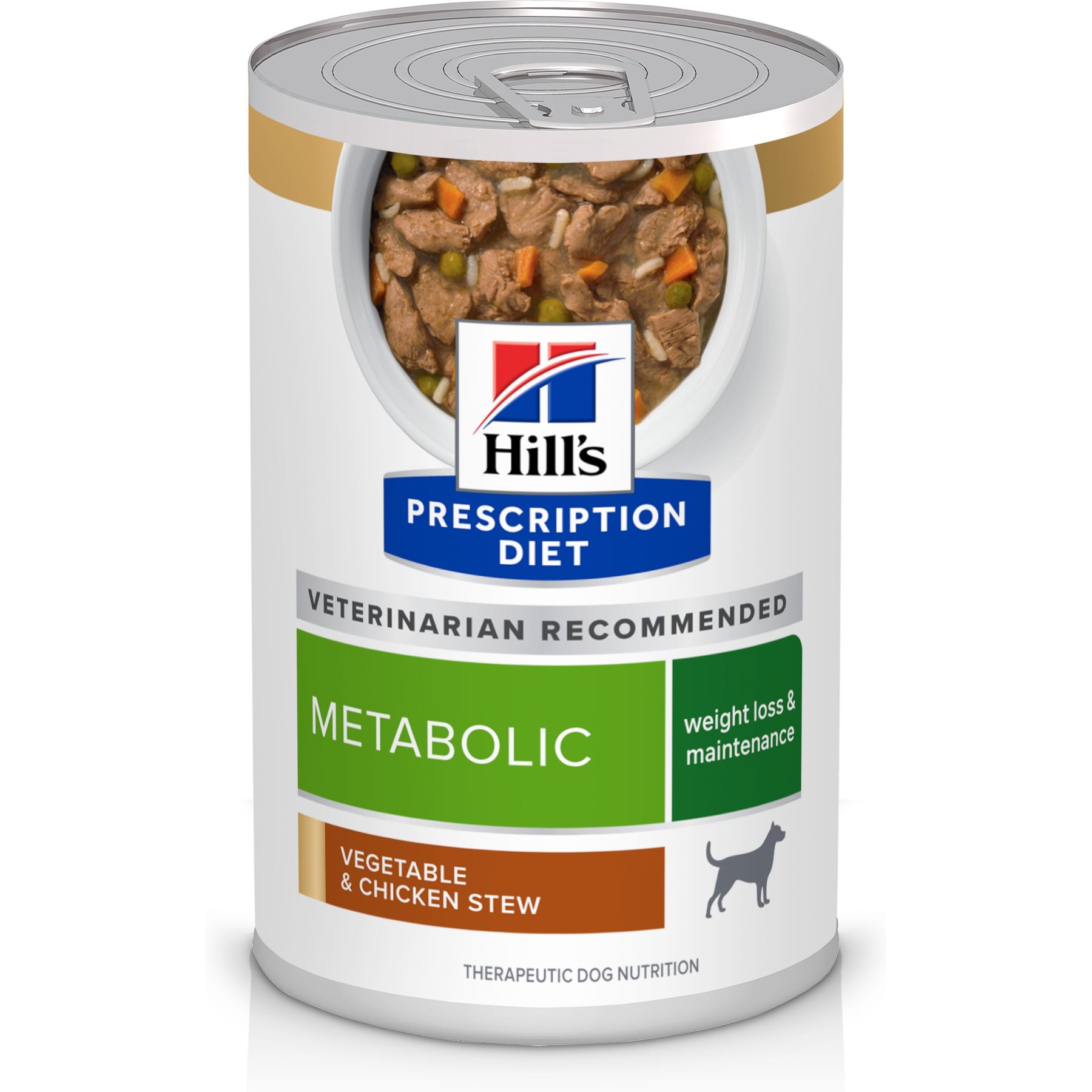Hill's Prescription Diet Metabolic Weight Management Vegetable & Chicken Stew Wet Dog Food