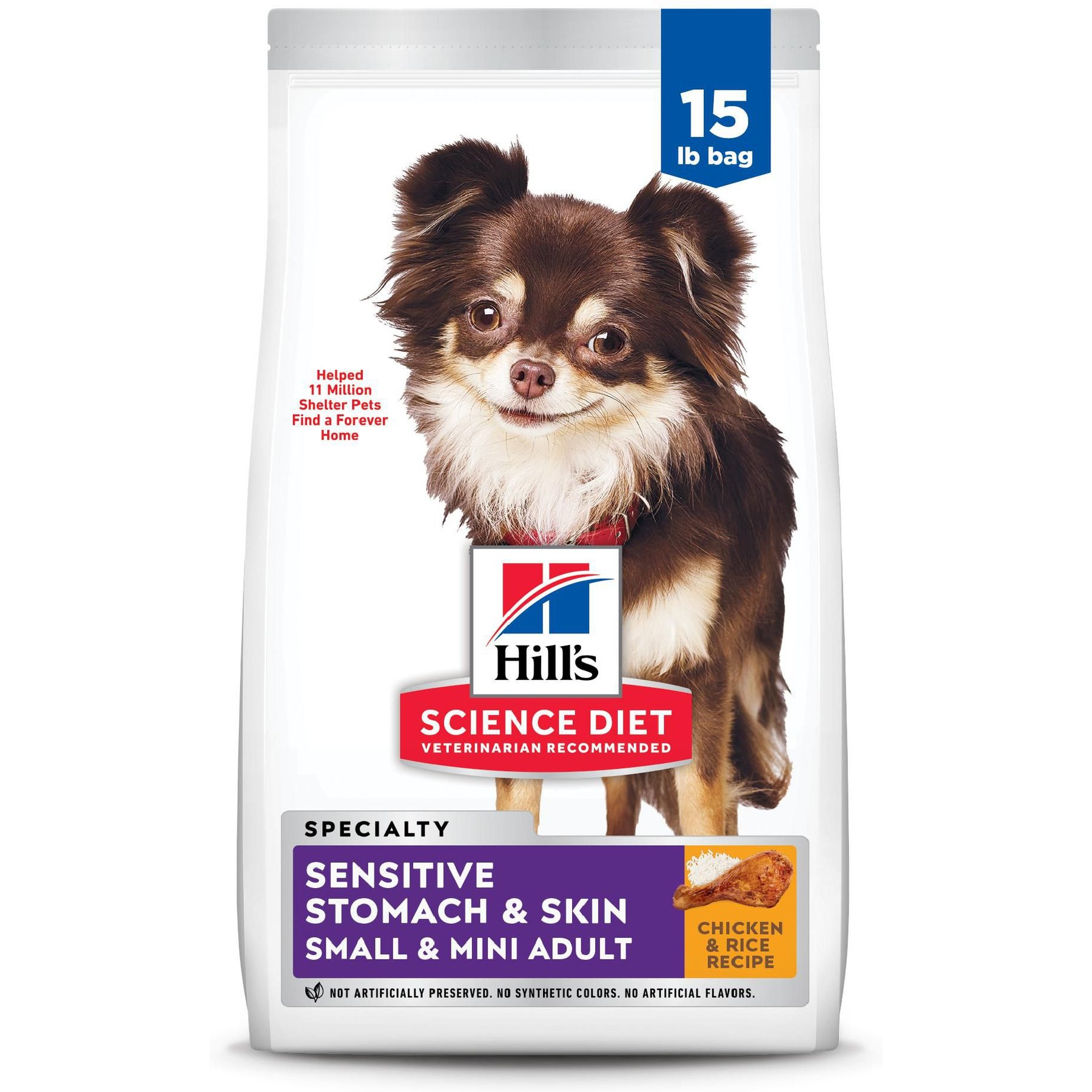 Hill's Science Diet Adult Sensitive Stomach & Sensitive Skin Small Breed & Mini Breed Chicken Recipe Dry Dog Food