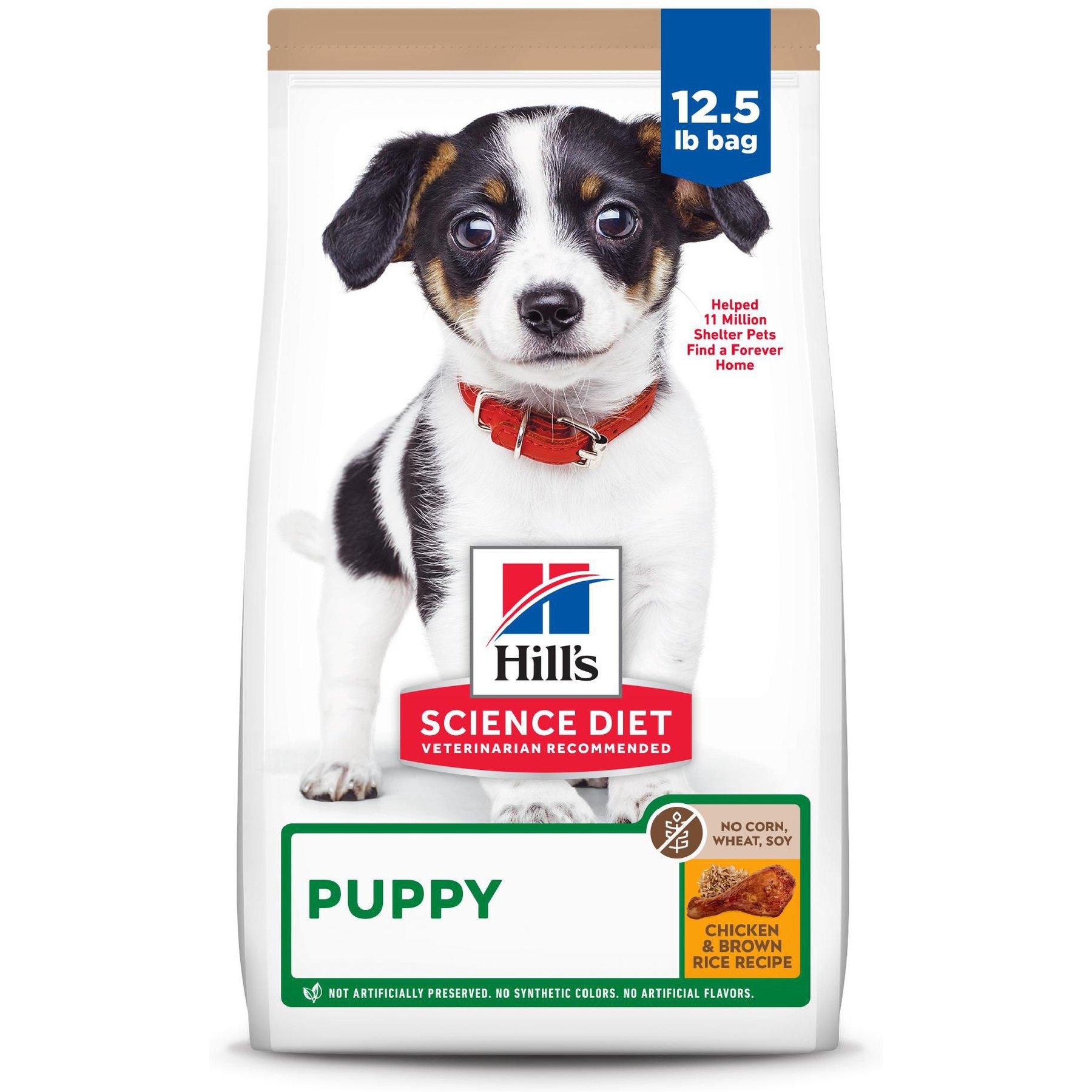 Hill's Science Diet Puppy Chicken & Brown Rice Recipe No Corn, Wheat or Soy Dry Dog Food