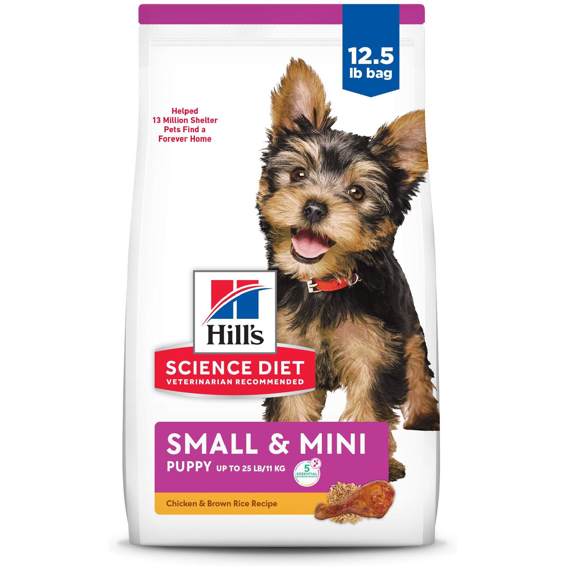 Hill's Science Diet Puppy Small Breed & Mini Breed Chicken Meal & Brown Rice Recipe Dry Dog Food