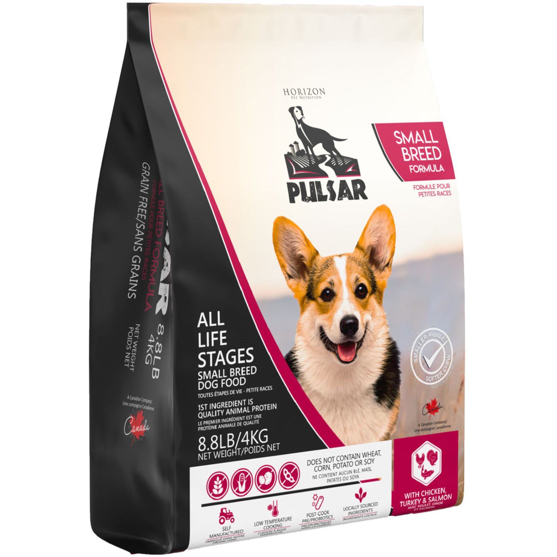 Horizon Pulsar Adult Grain-Free Chicken, Turkey & Salmon Small Breed Dry Dog Food