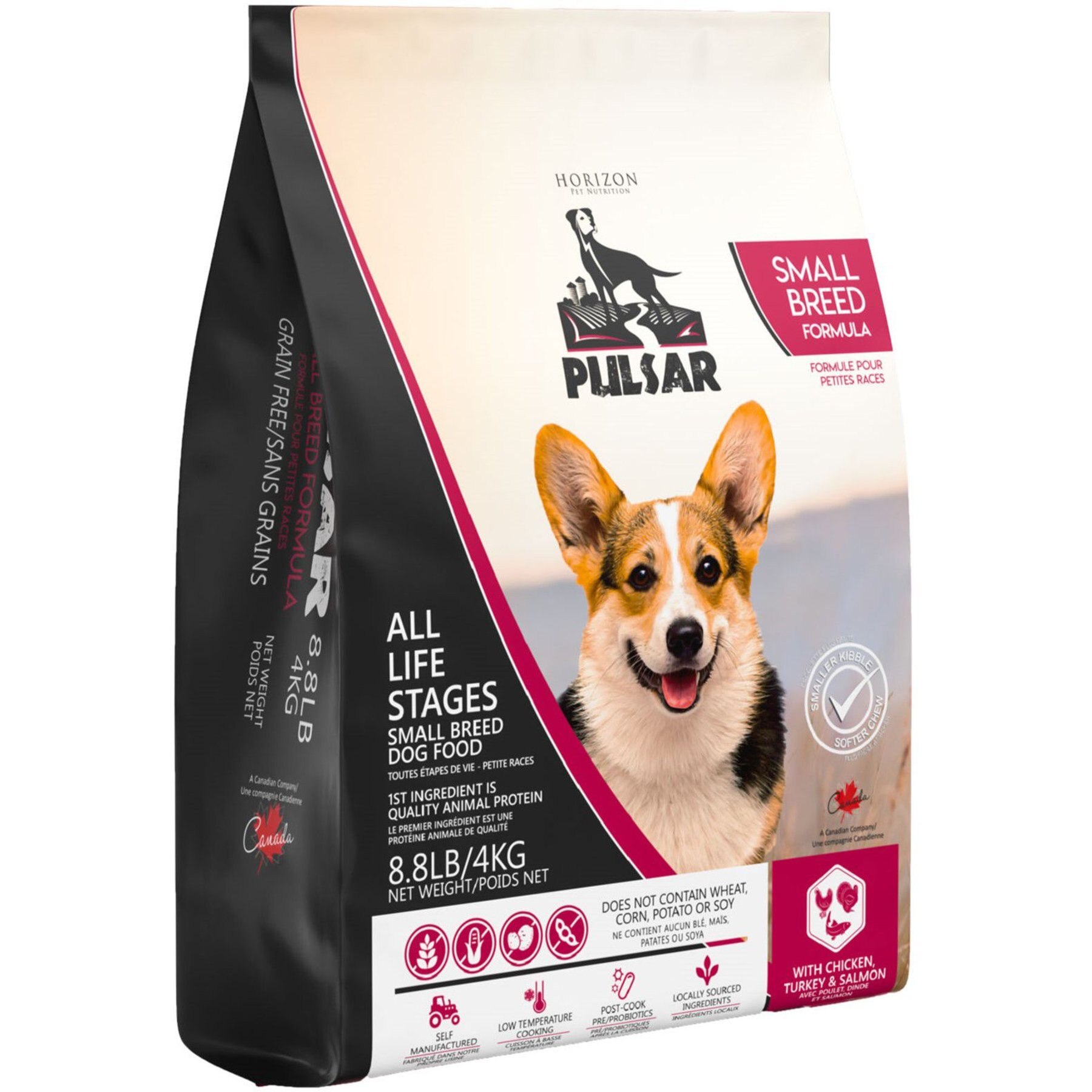 Horizon Pulsar Adult Grain-Free Chicken, Turkey & Salmon Small Breed Dry Dog Food