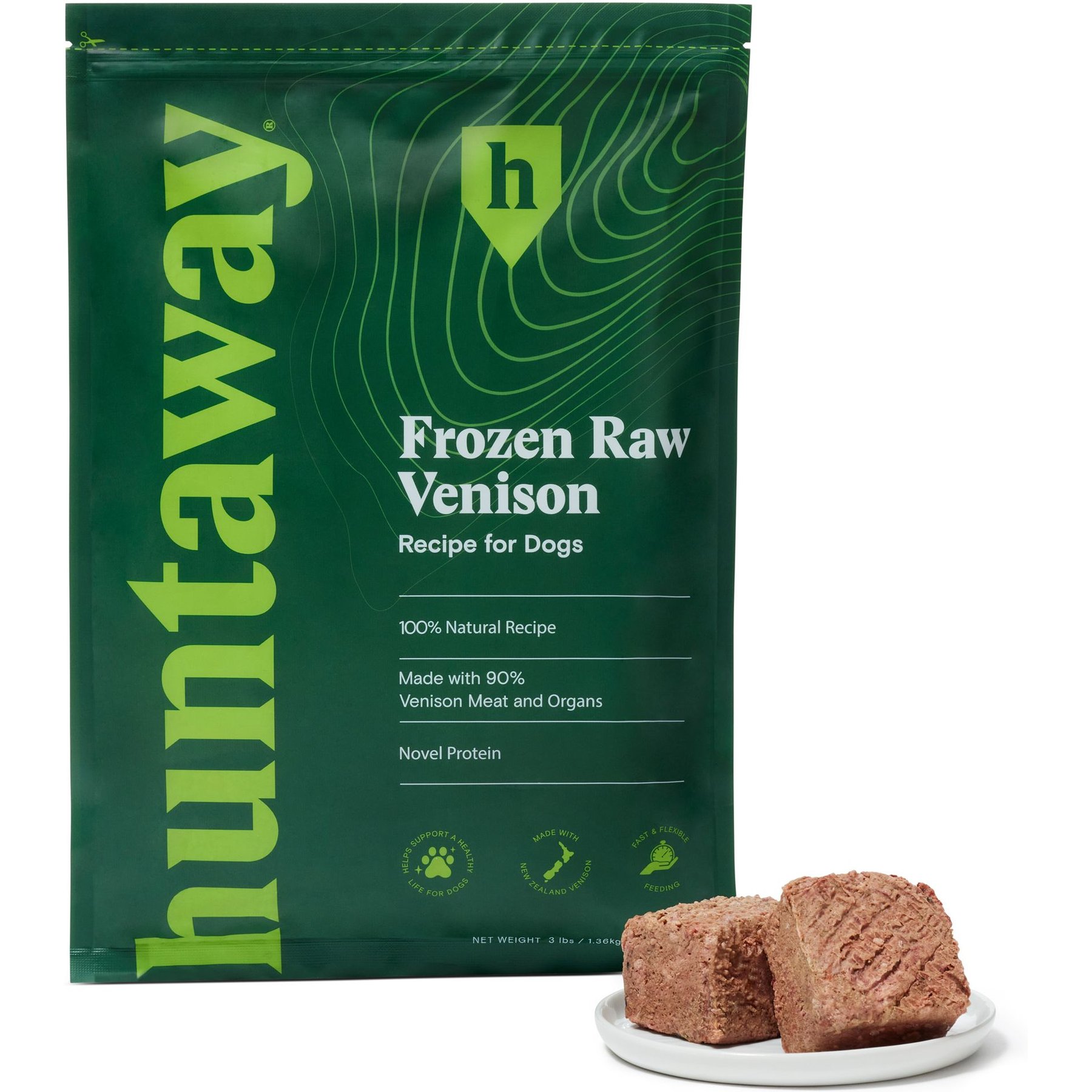 Huntaway Frozen Wild Venison Raw Dog Food