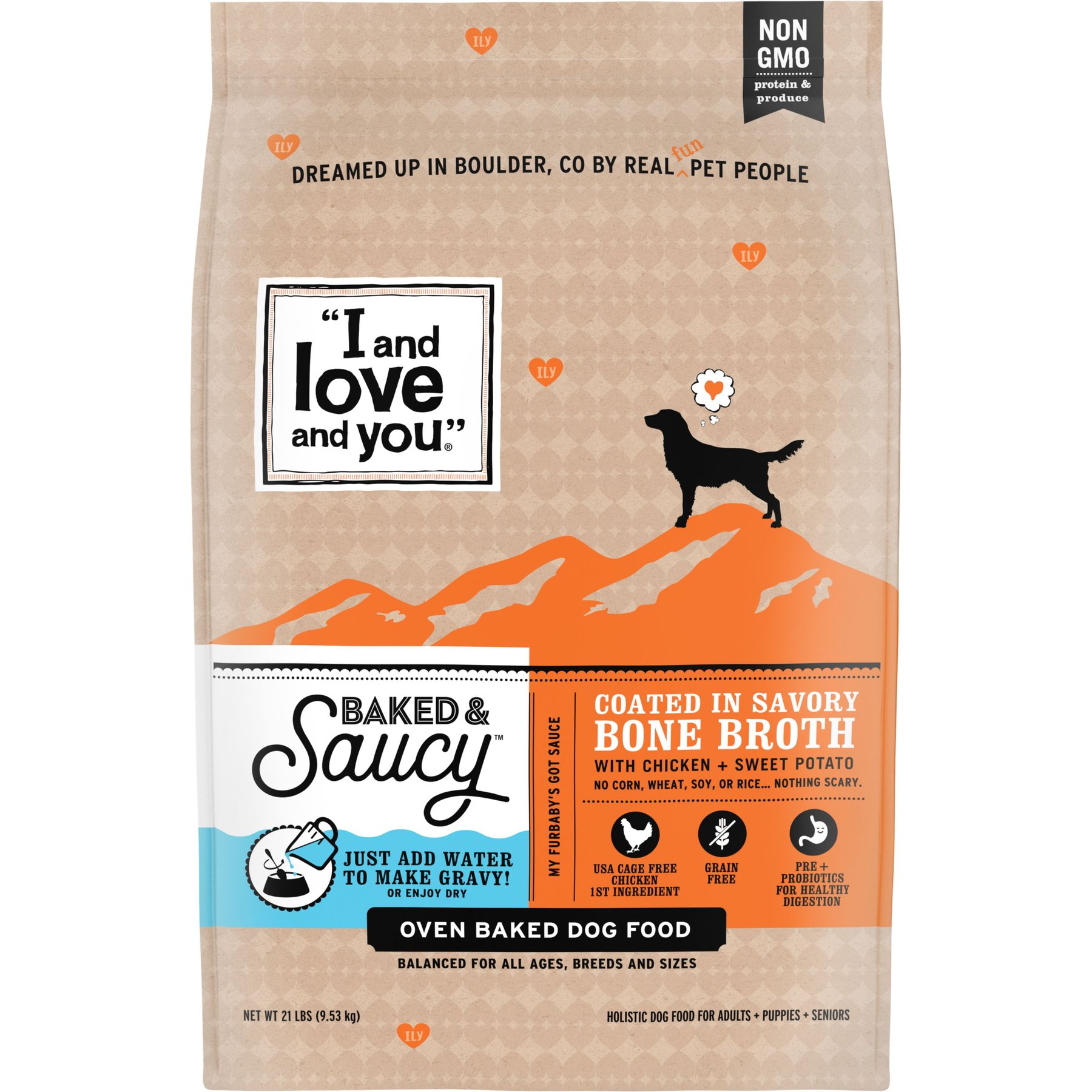 I and Love and You Baked & Saucy Chicken & Sweet Potato Dog Food