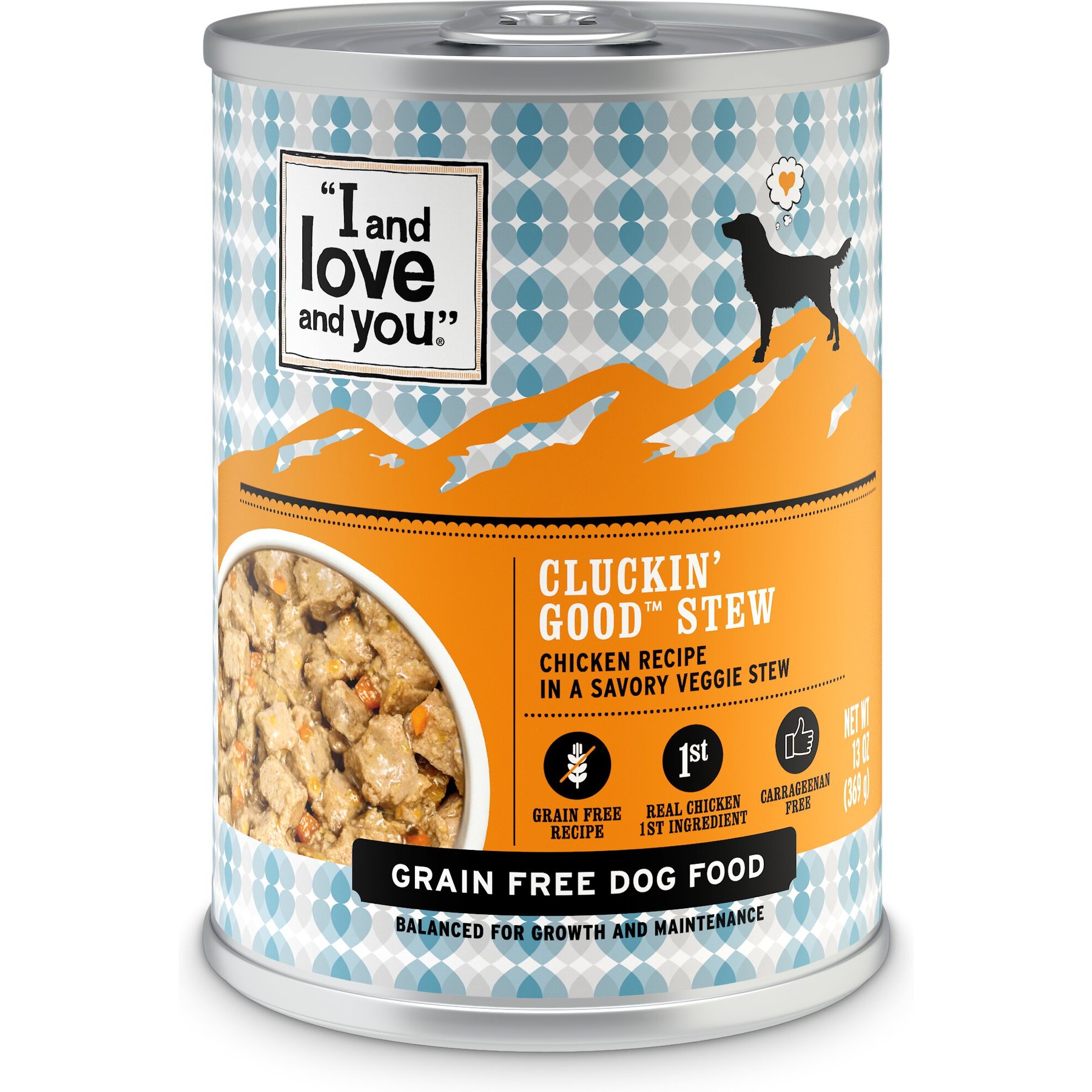 I and Love and You Cluckin' Good Stew Grain-Free Canned Dog Food
