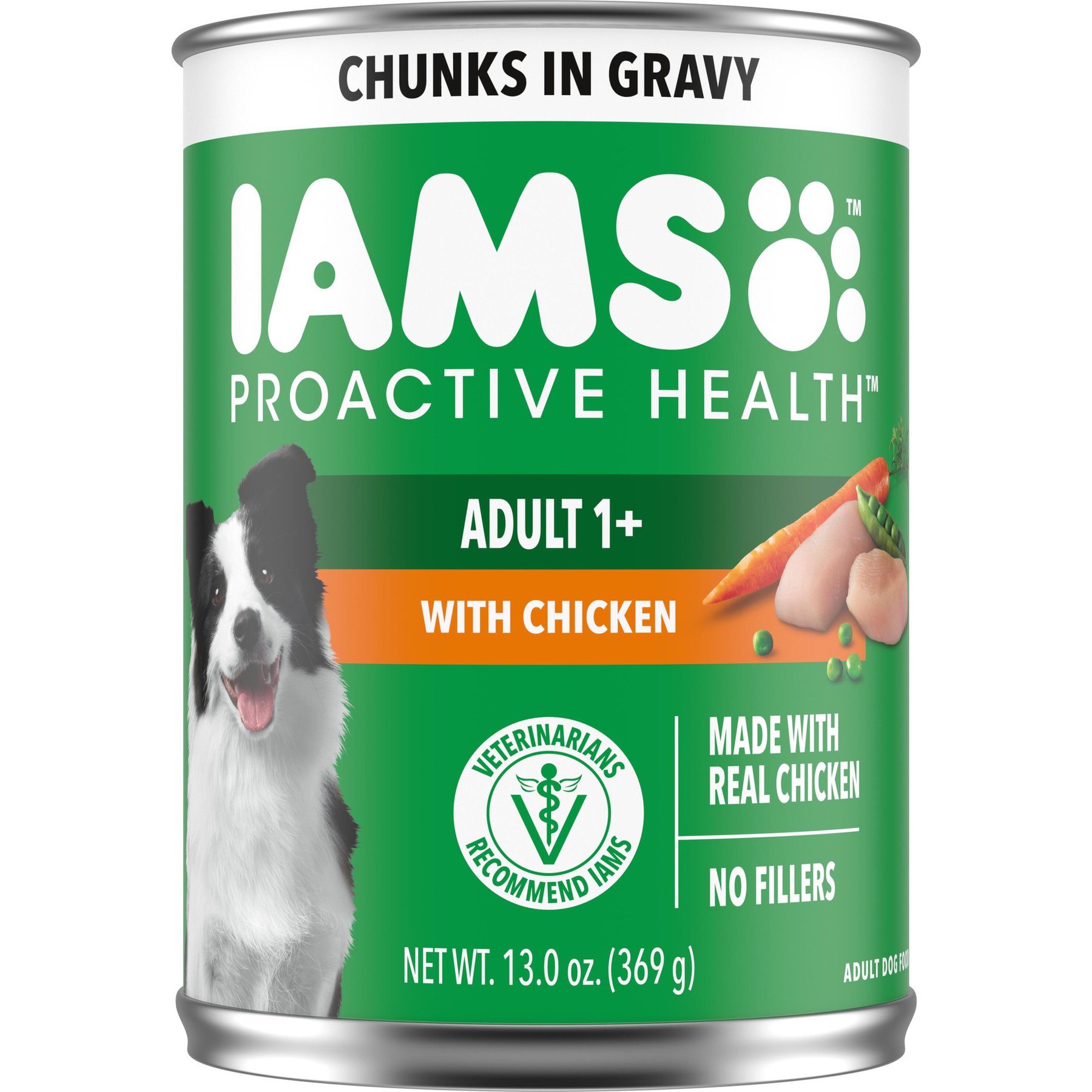 Iams Proactive Health Chicken Chunks in Gravy Canned Wet Dog Food