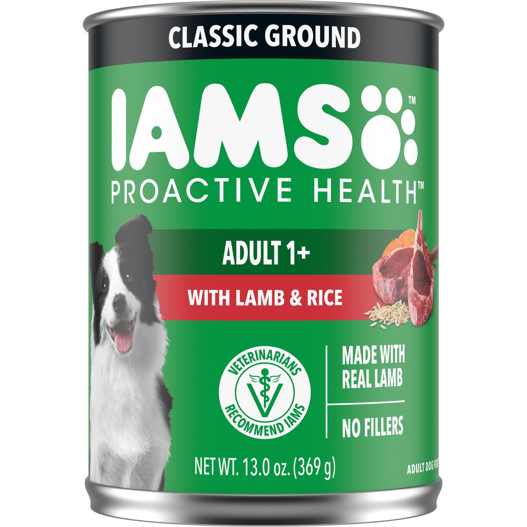 Iams ProActive Health Classic Ground with Lamb & Whole Grain Rice Adult Canned Wet Dog Food