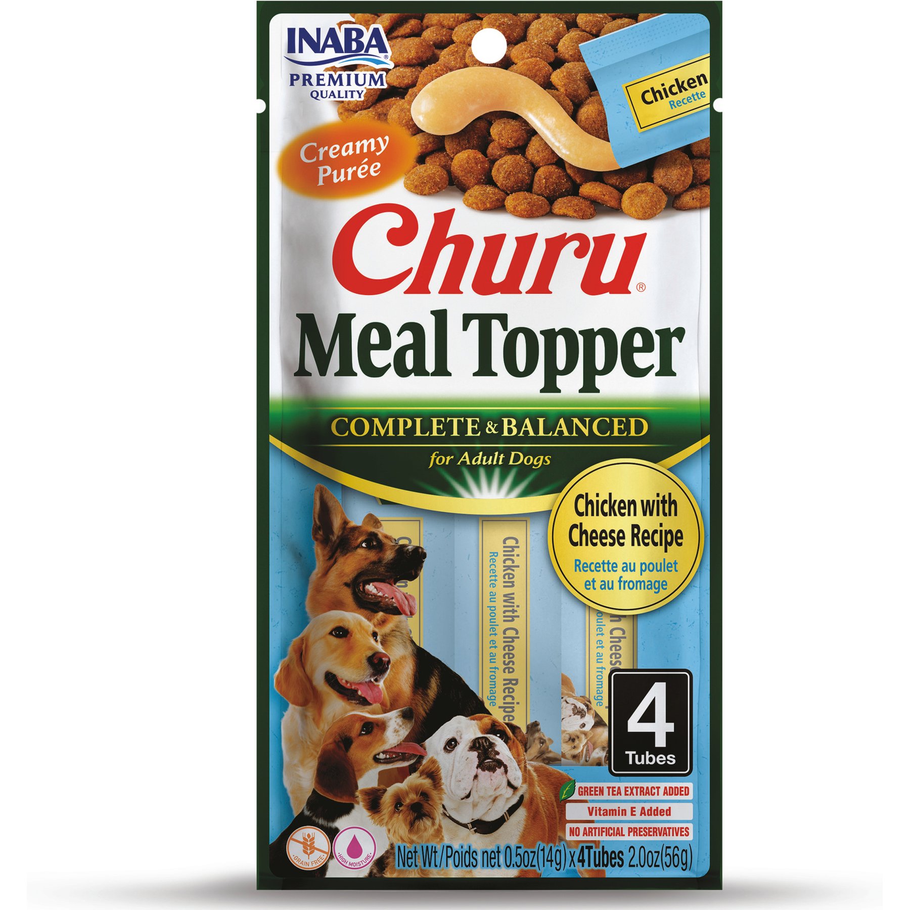 Inaba Churu Chicken with Cheese Recipe Dog Food Topper