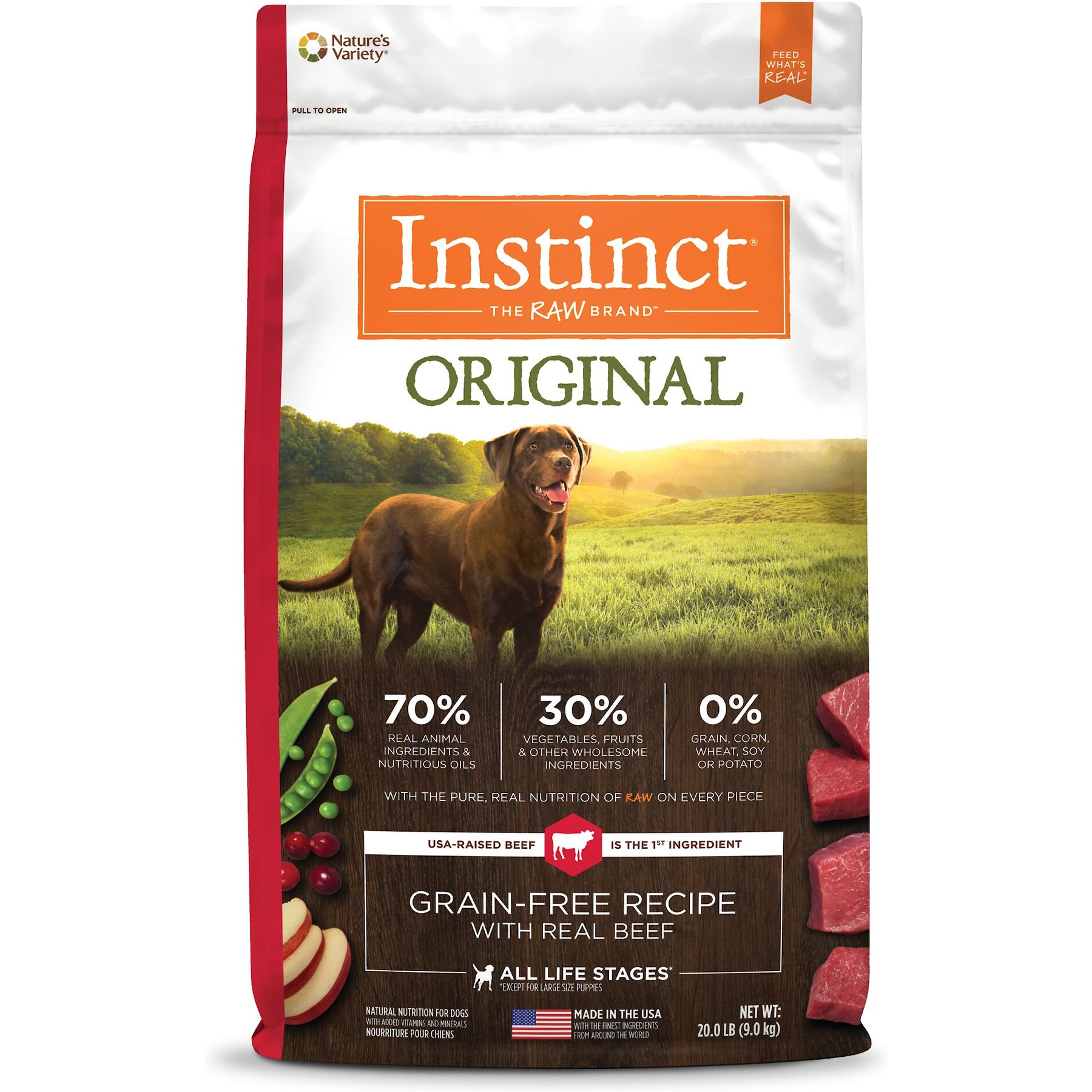 Instinct Original Adult Grain-Free Real Beef Recipe Dry Dog Food