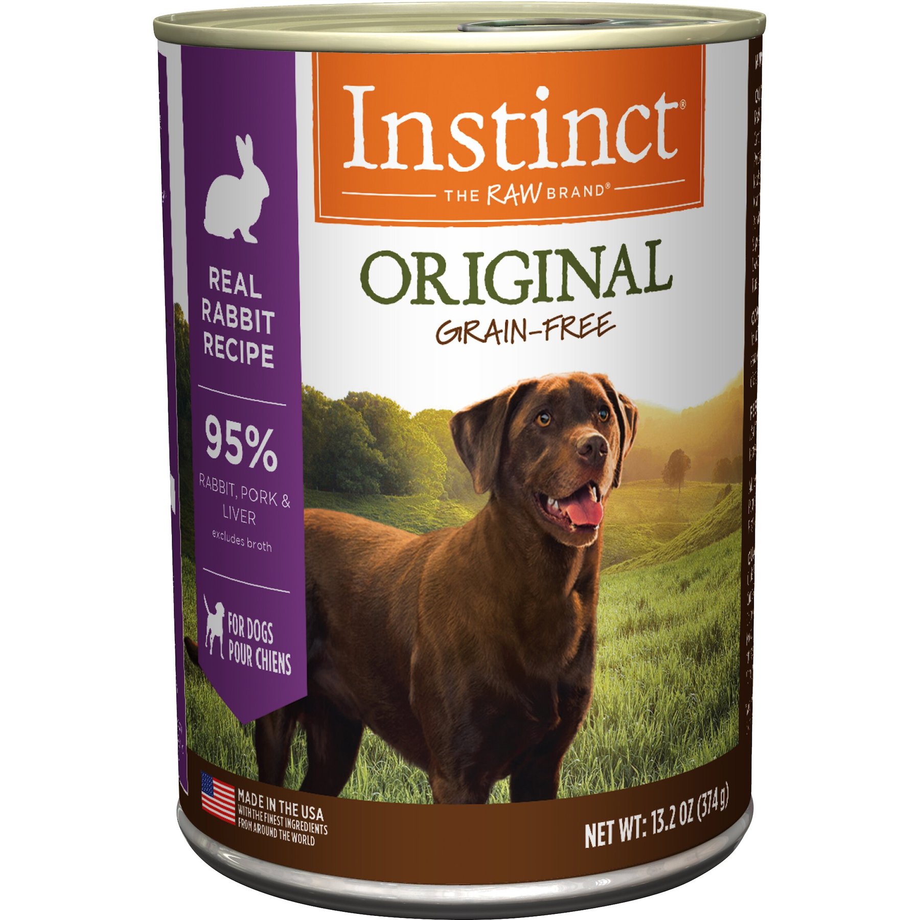 Instinct Original Adult Grain-Free Real Rabbit Recipe Wet Dog Food
