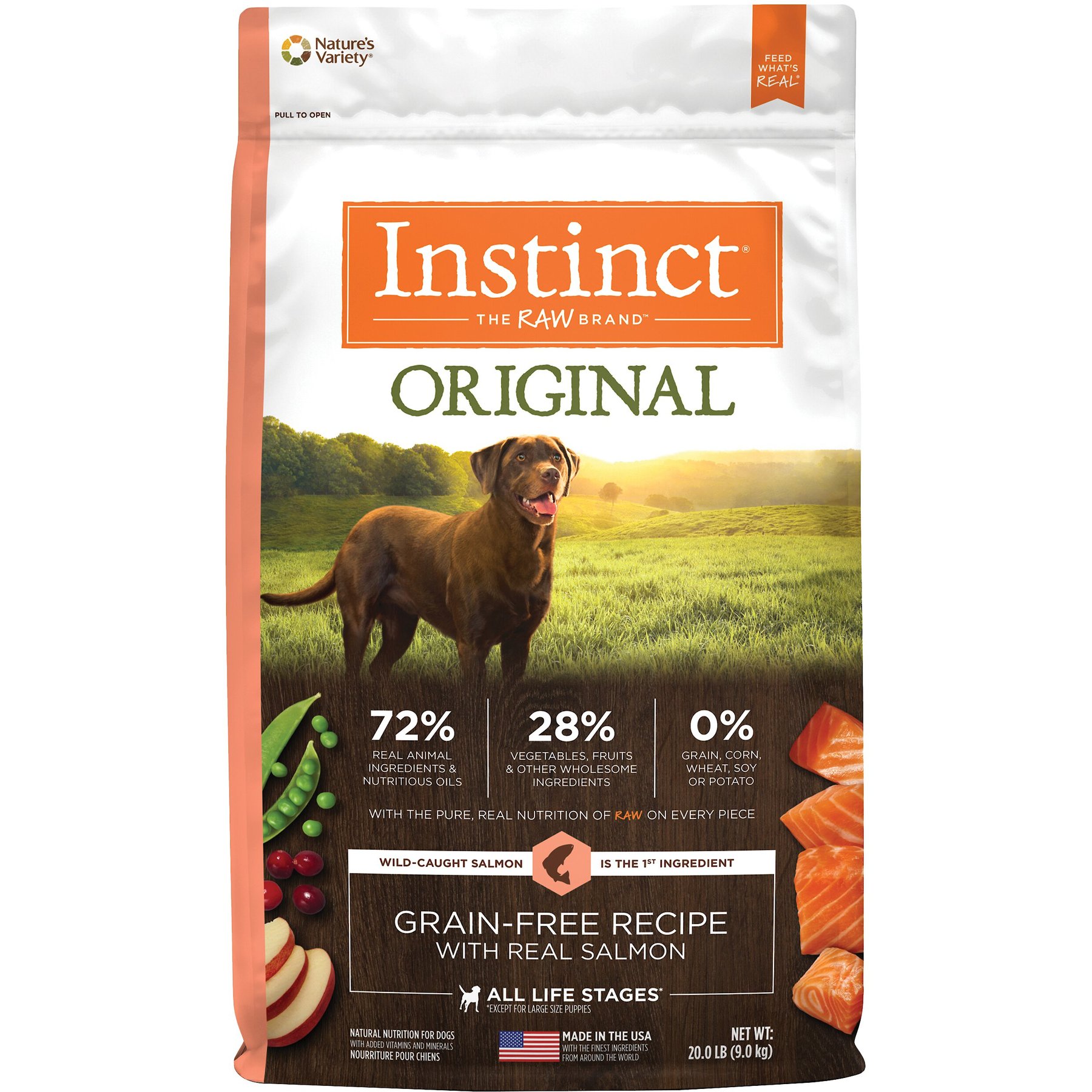 Instinct Original Adult Grain-Free Real Salmon Recipe Dry Dog Food
