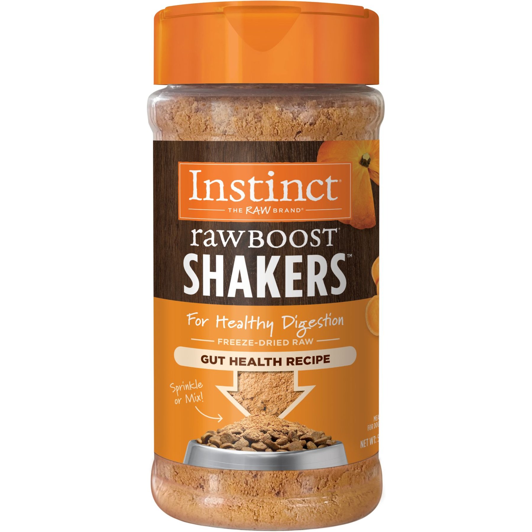 Instinct Raw Boost Shakers Chicken Recipe Gut Health Grain-Free Freeze-Dried Dog Food Topper