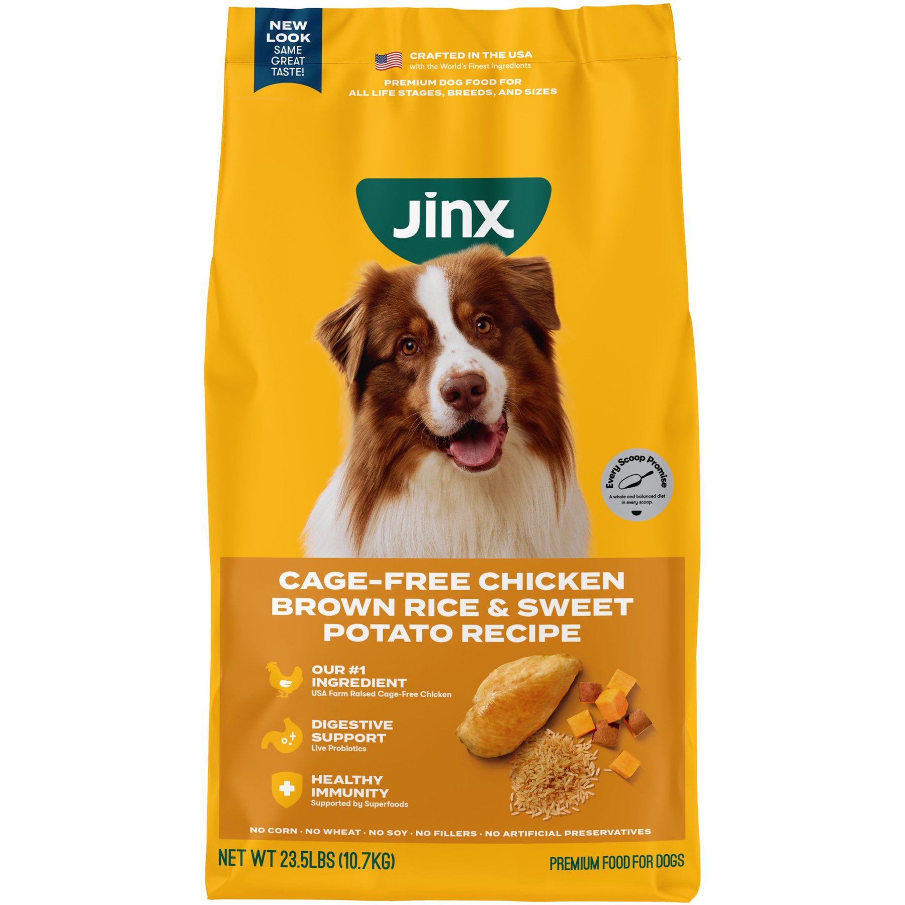 Jinx Chicken, Brown Rice & Sweet Potato ALS Kibble Dog Dry Food