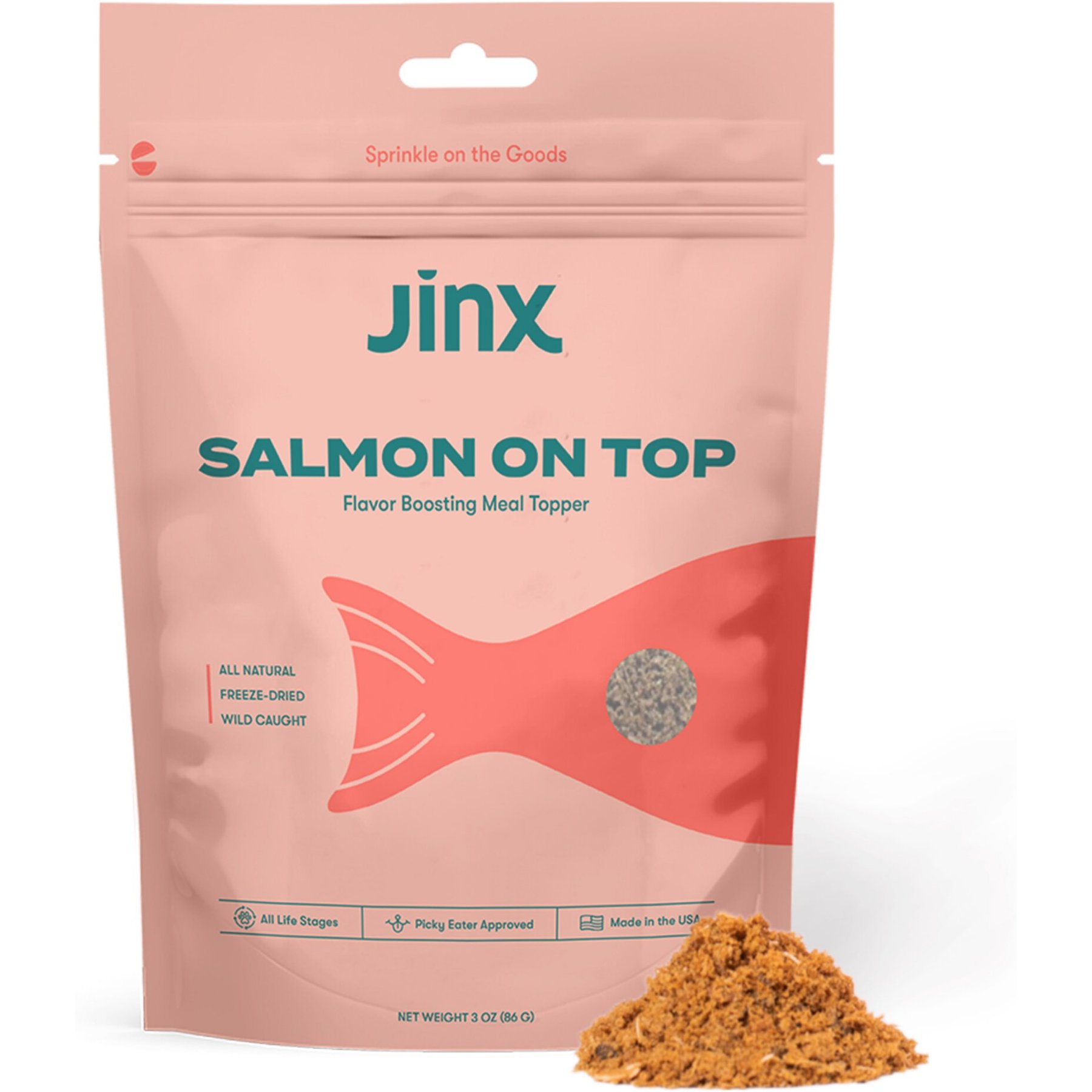 Jinx Freeze-Dried Salmon Dry Dog Food Topper
